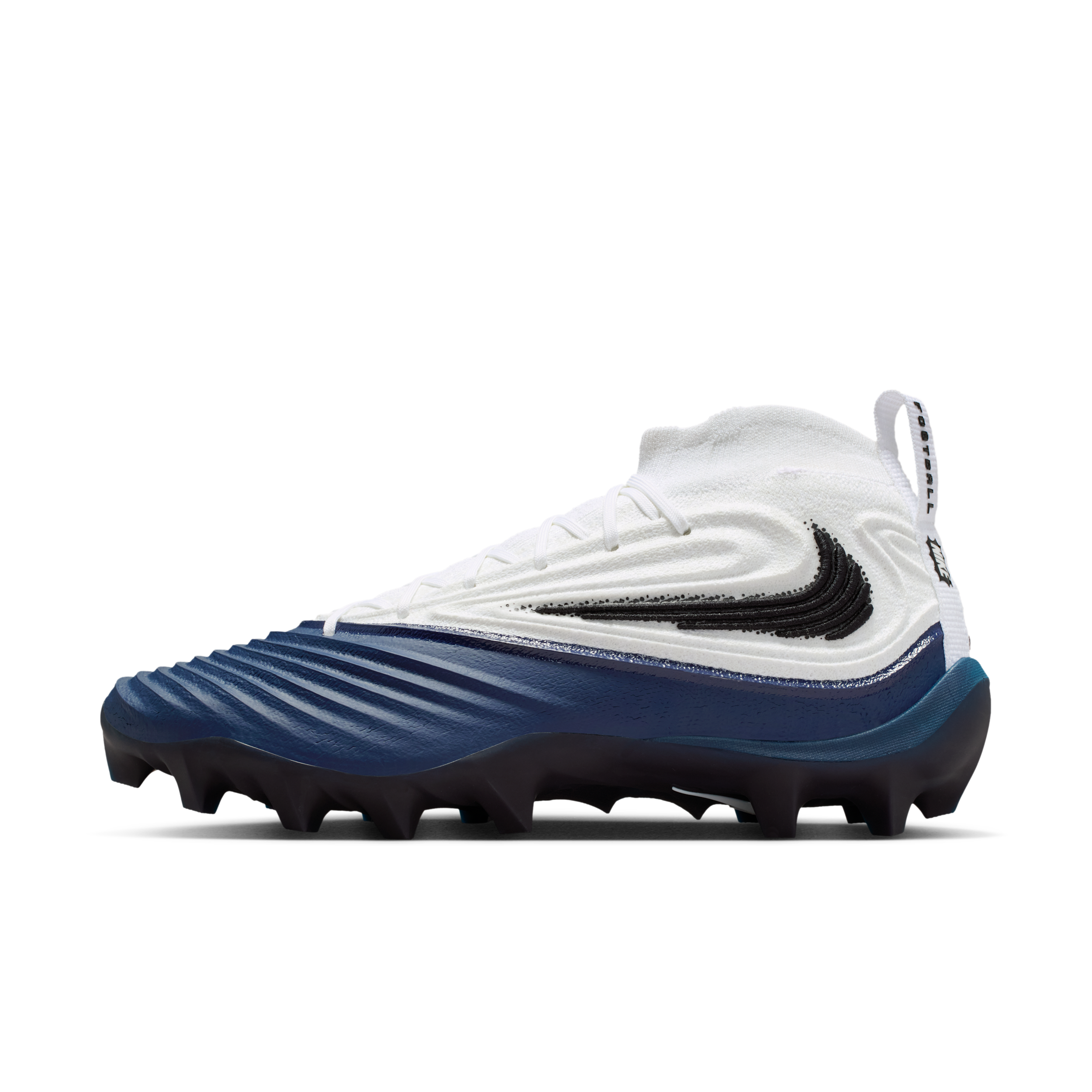 Nike Men's Alpha Menace 5 Elite Football Cleats in White | HV7018-103