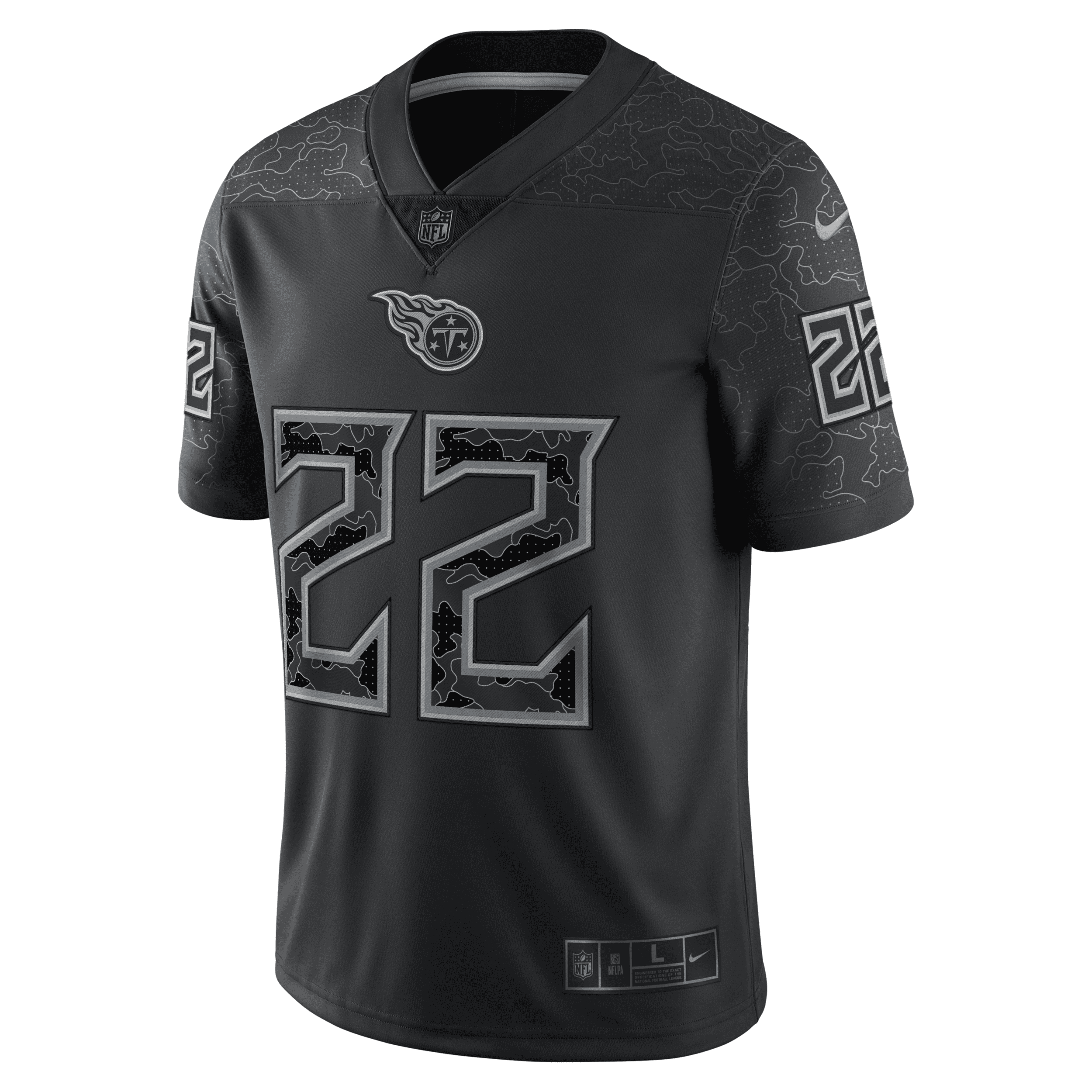 Nike Men's NFL Tennessee Titans RFLCTV (Derrick Henry) Fashion Football  Jersey in Black - ShopStyle Short Sleeve Shirts