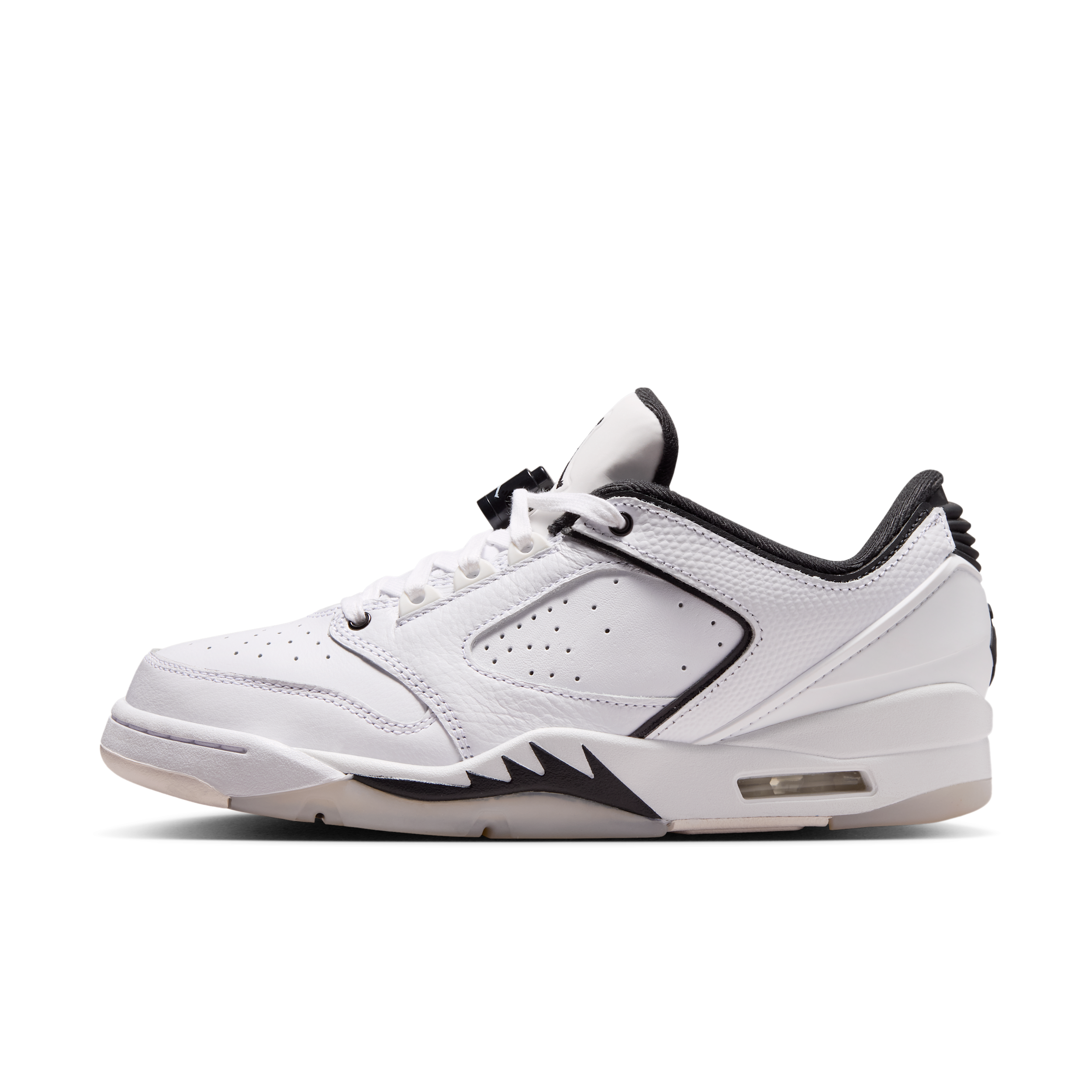Jordan Women's Sixty Plus Low Casual Shoes in White/Chalk/Black Size: 8.0