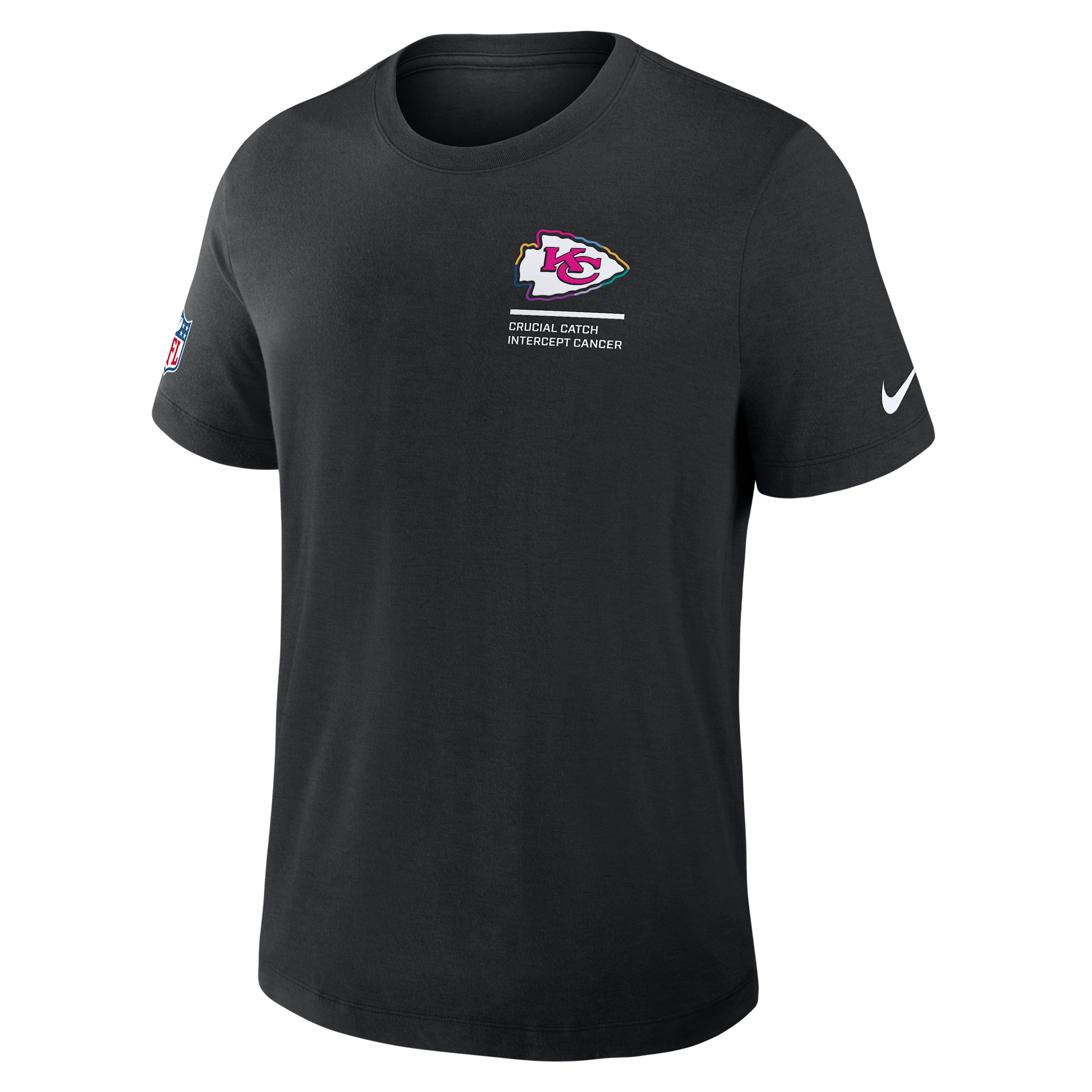 Nike New York Jets Crucial Catch  Men's Dri-fit Nfl T-shirt In Black