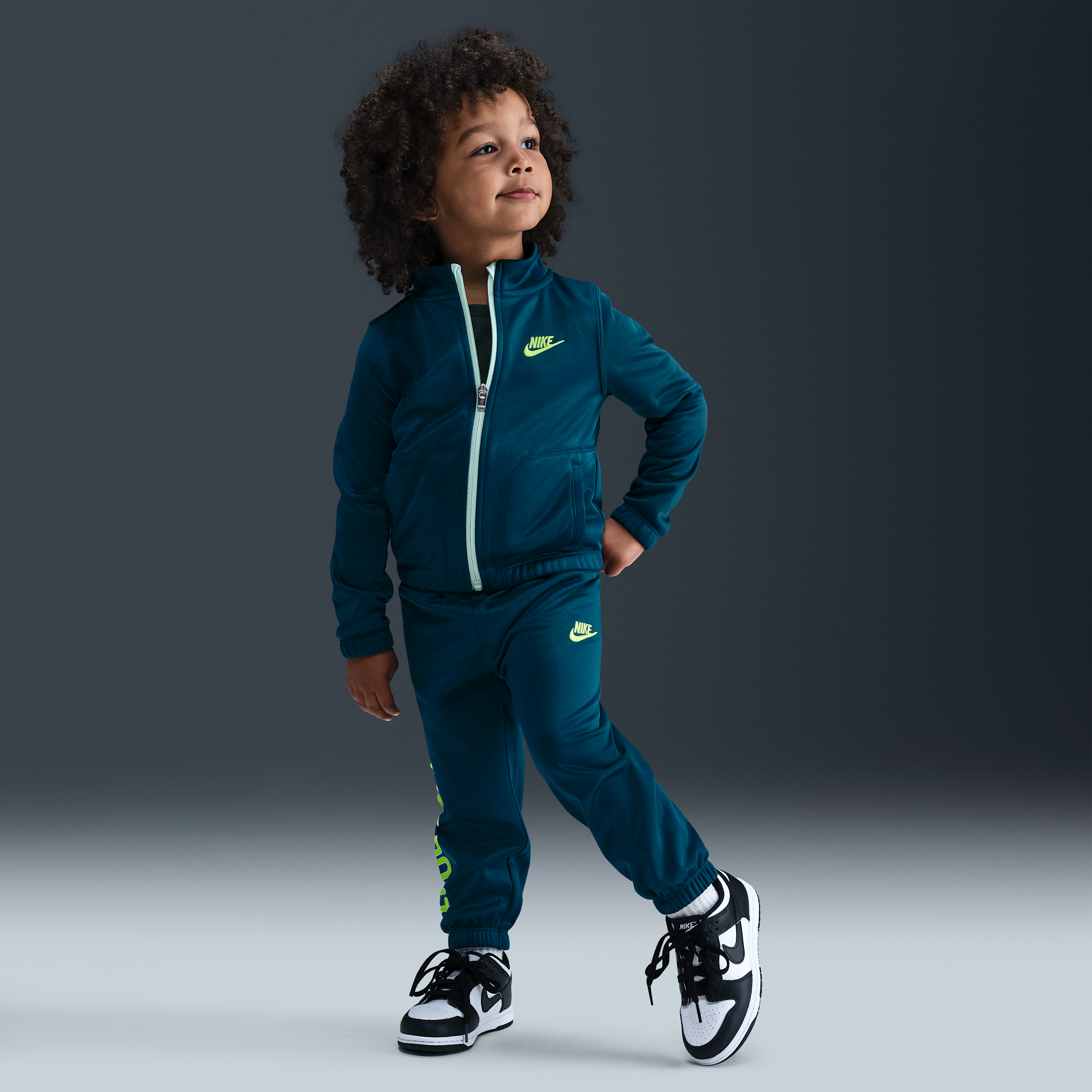 Nike Glow With Me Toddler Dri-FIT Propus 2-Piece Set in Blue 76N480-U48 39$