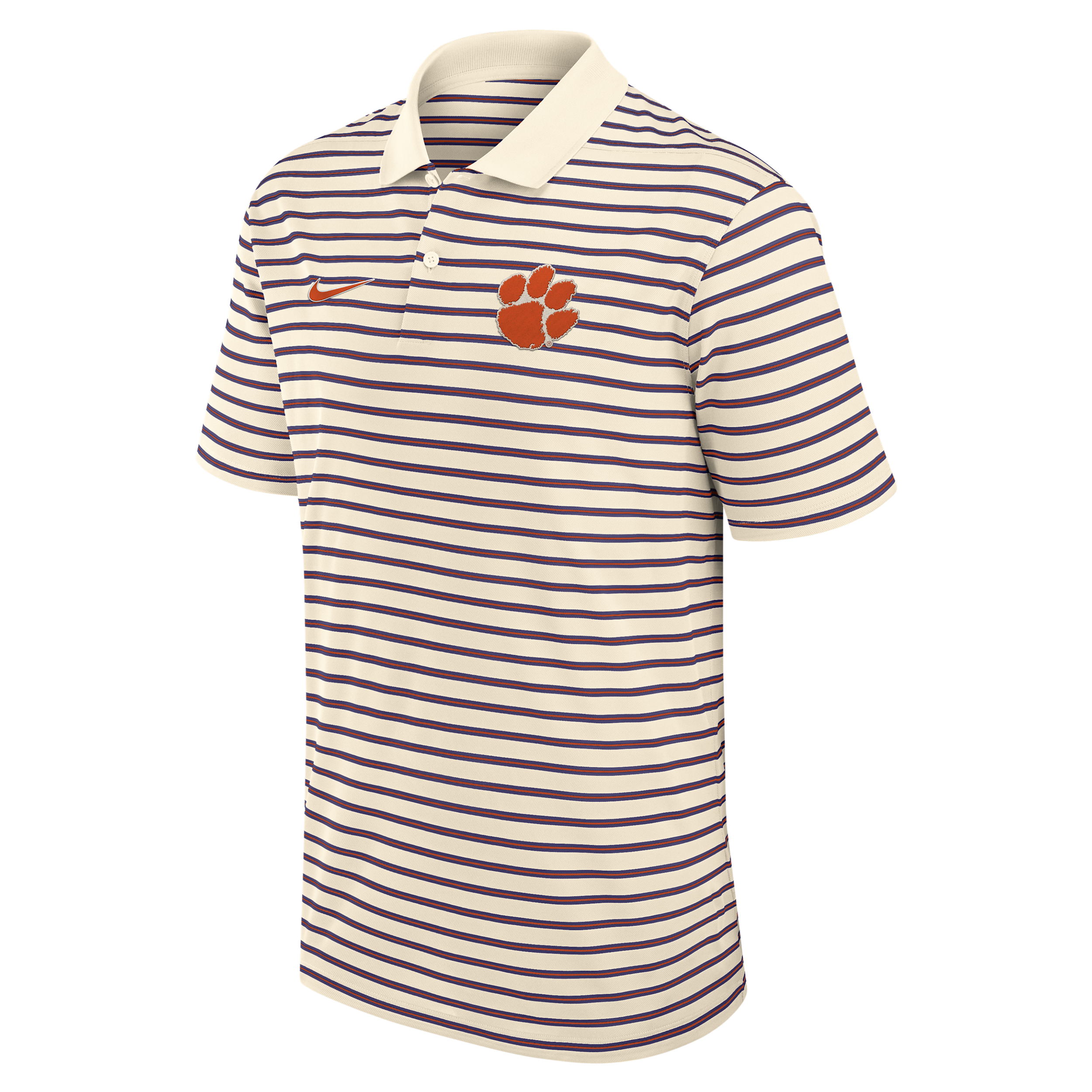 Nike Clemson Striped  Men's Dri-fit College Polo In Multi