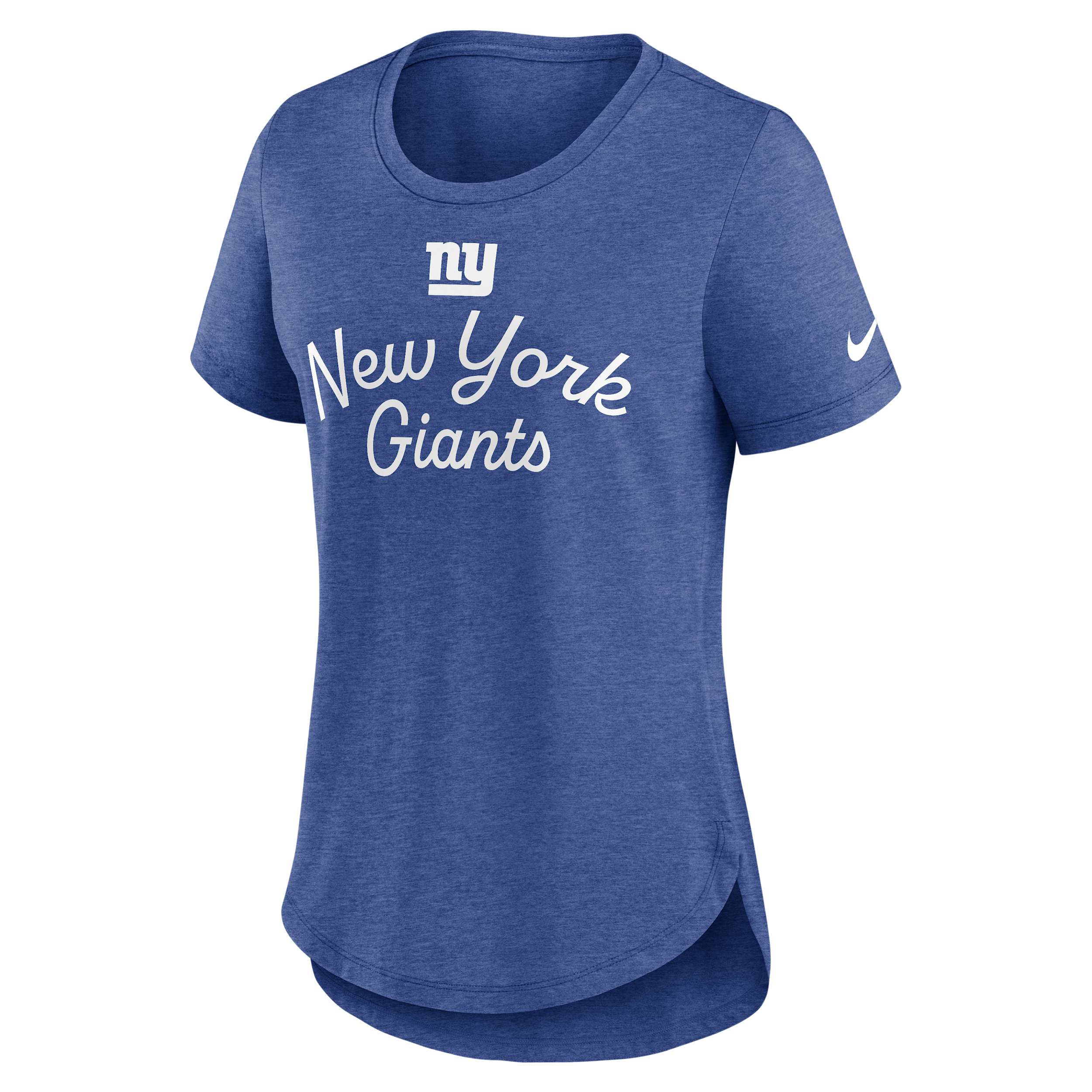 Nike New York Giants Script  Women's Nfl T-shirt In Blue