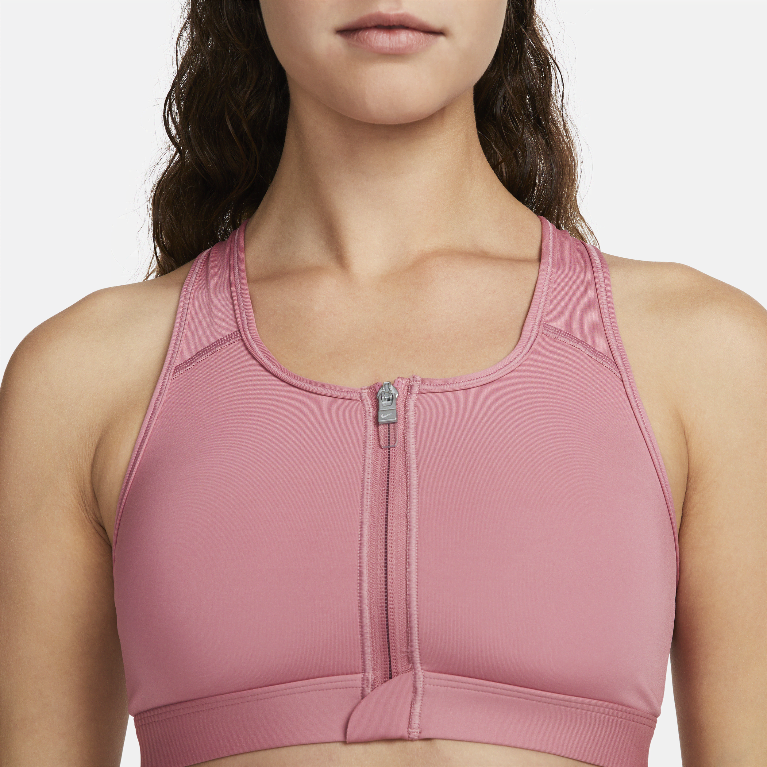 RISING STAR sports bra with front zipper, sports bra with front