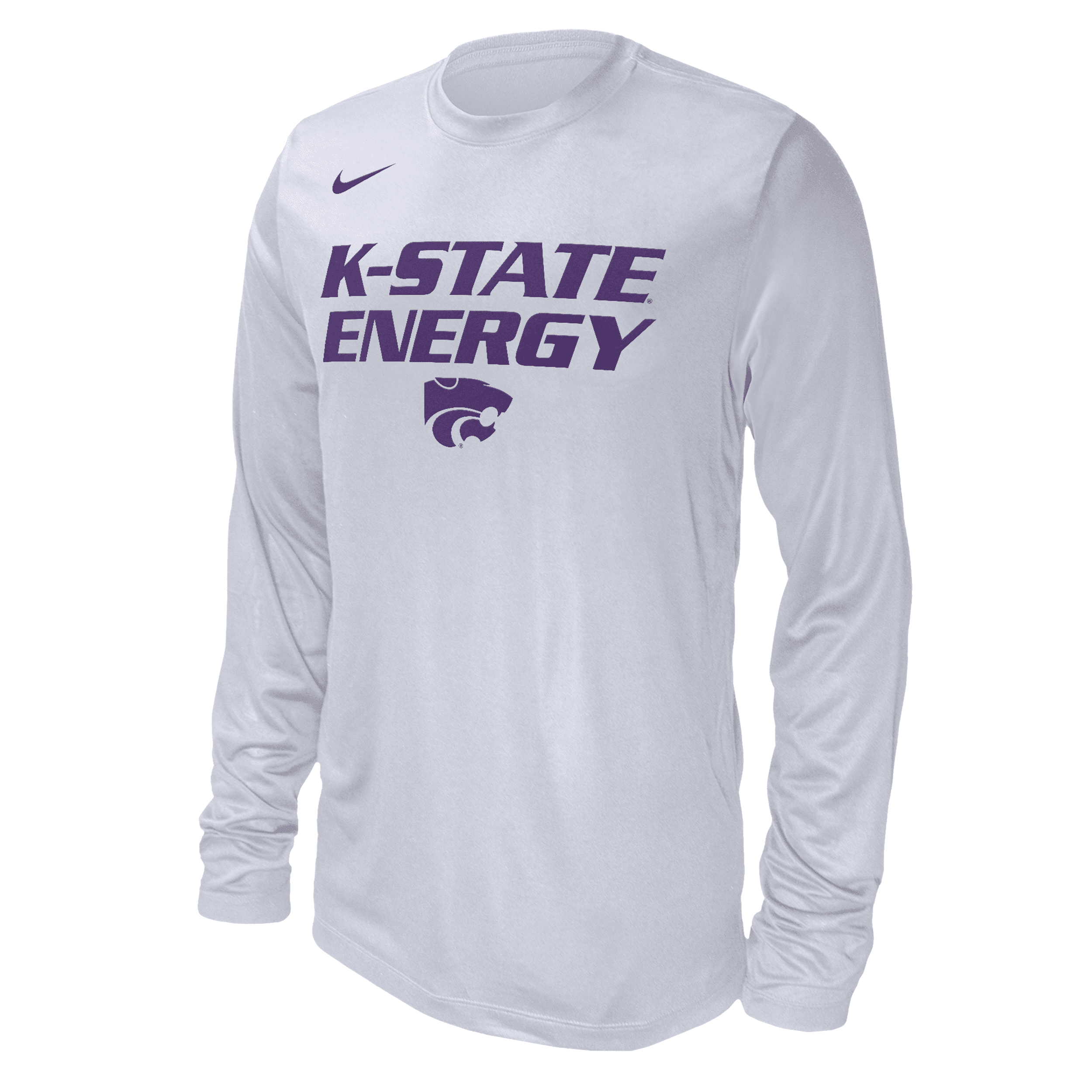 Nike Kansas State  Men's College Long-sleeve T-shirt In White