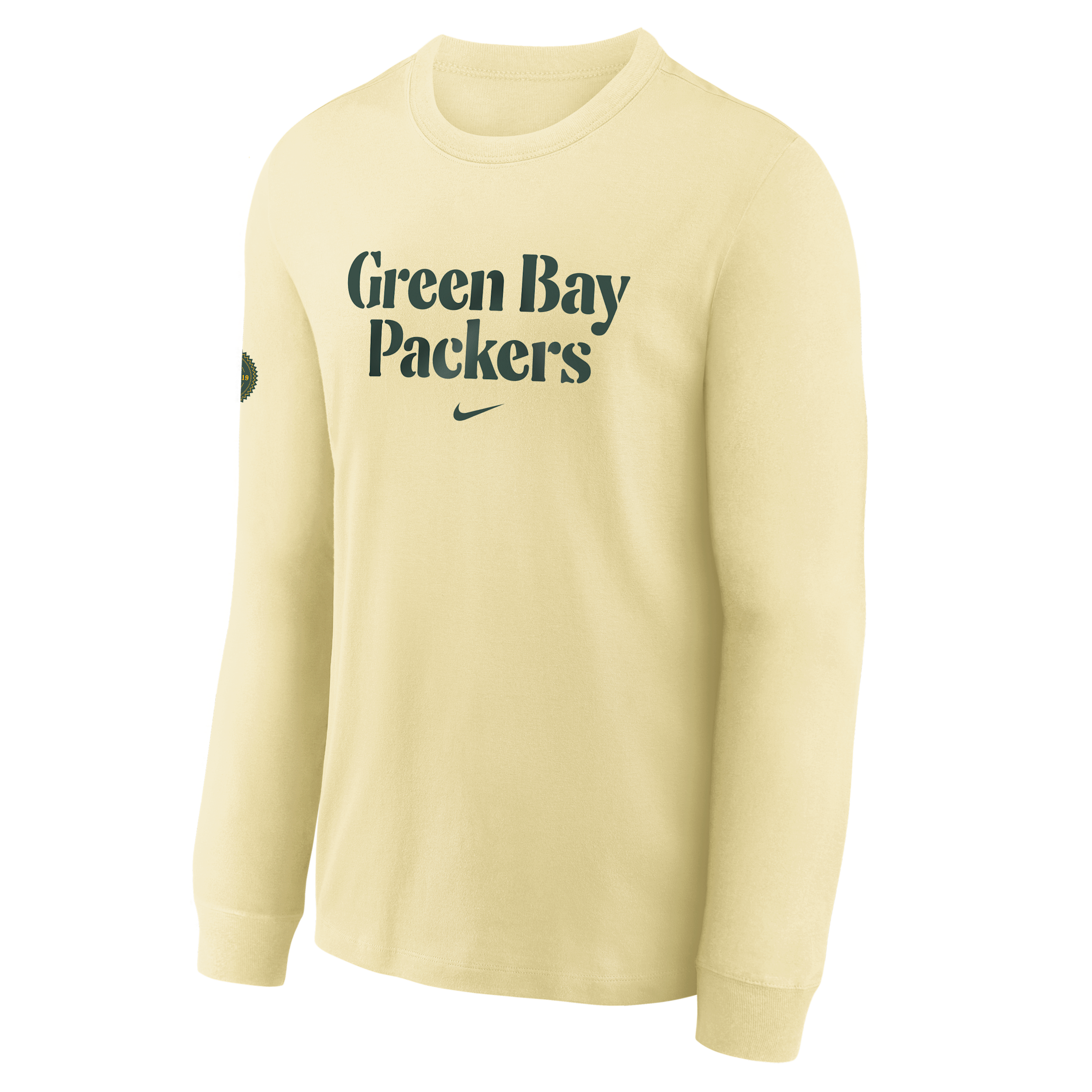 Green Bay Packers Rivalries Collection Max90 Big Kids' Nike NFL Long-Sleeve T-Shirt in Brown | Z1B7NFTNPCK-000