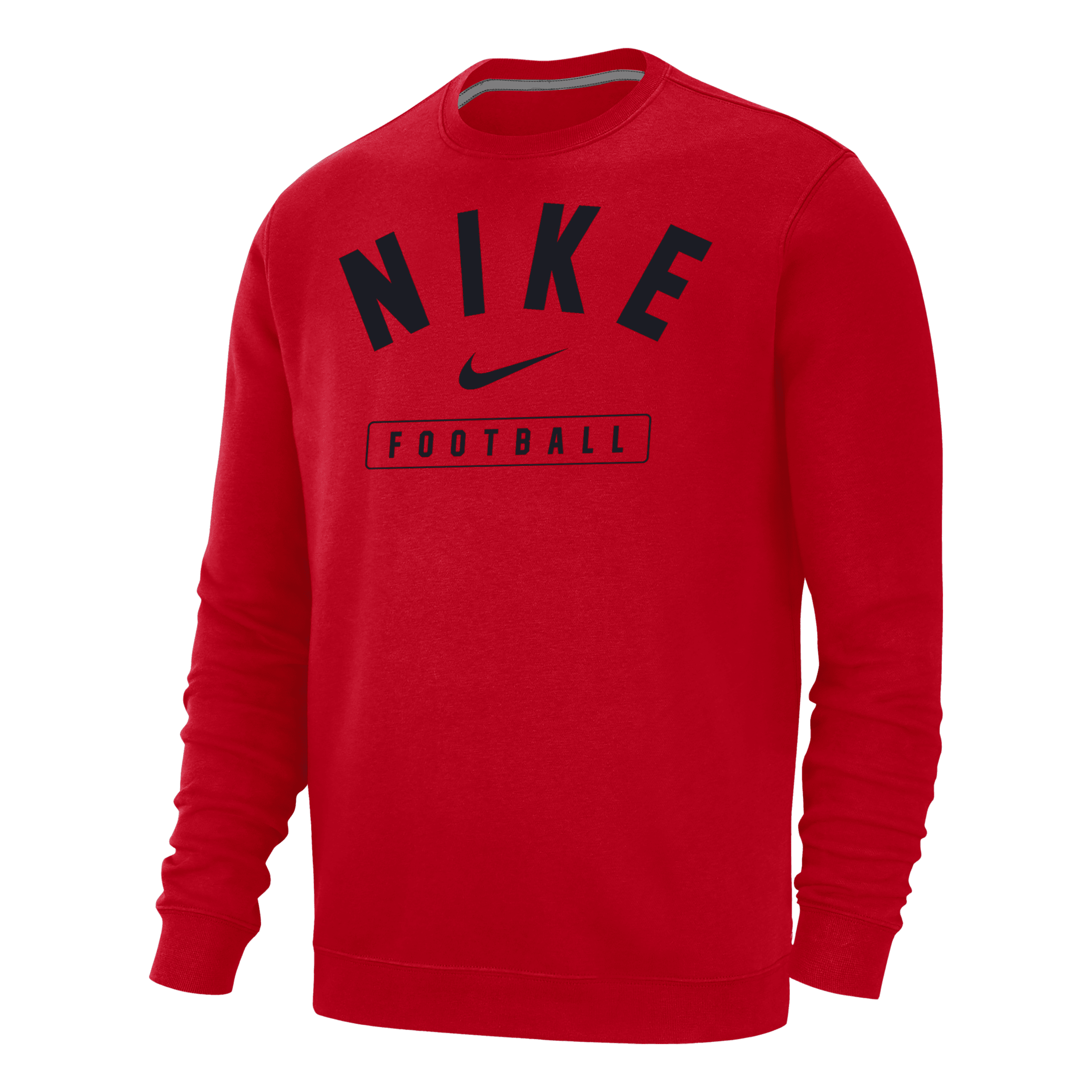 Nike Men's Football Crew-neck Sweatshirt In Red
