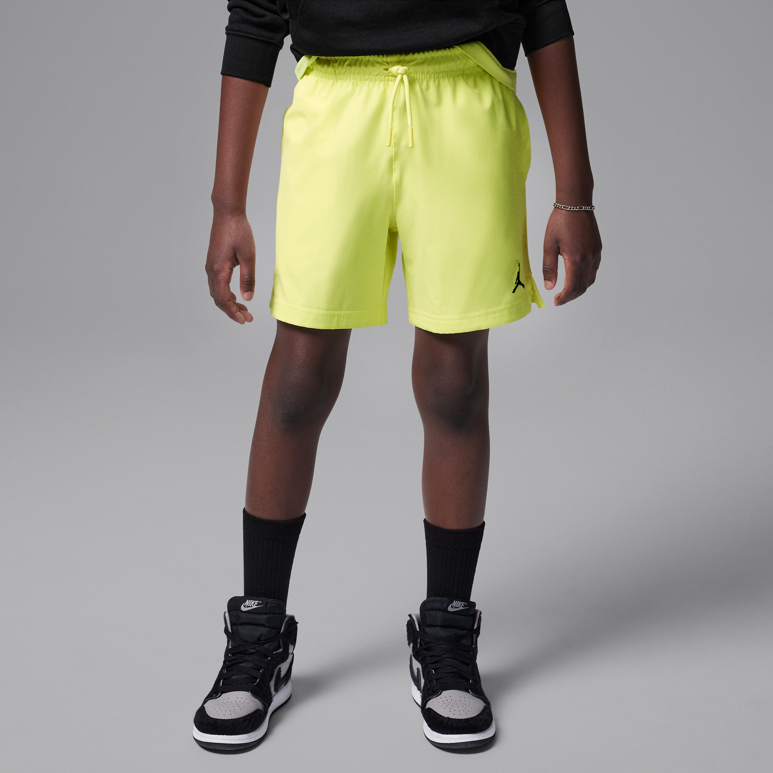 Jordan Little Kids' Jumpman Woven Play Shorts In Yellow