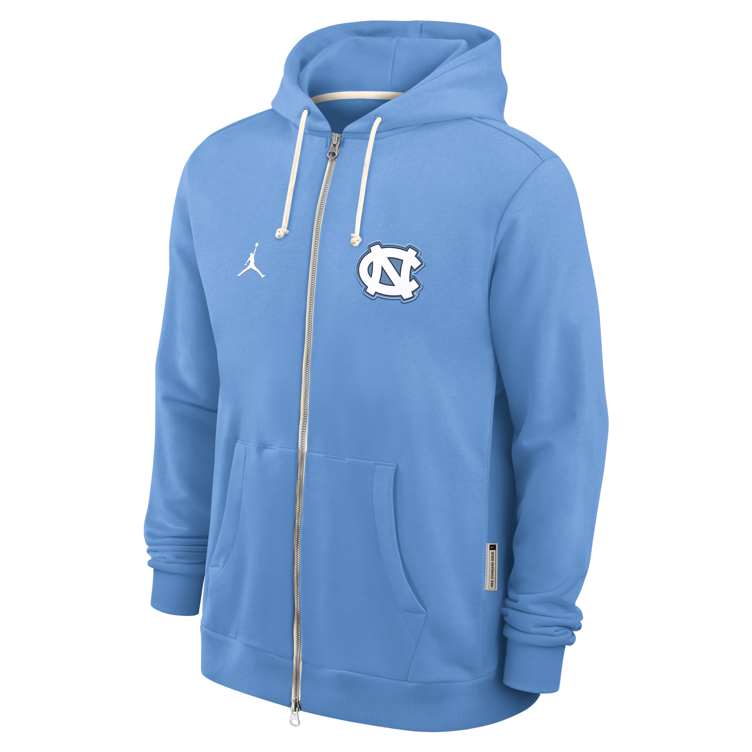Jordan Men's North Carolina Sideline Brand Dri-fit College Full-zip Hoodie In Blue