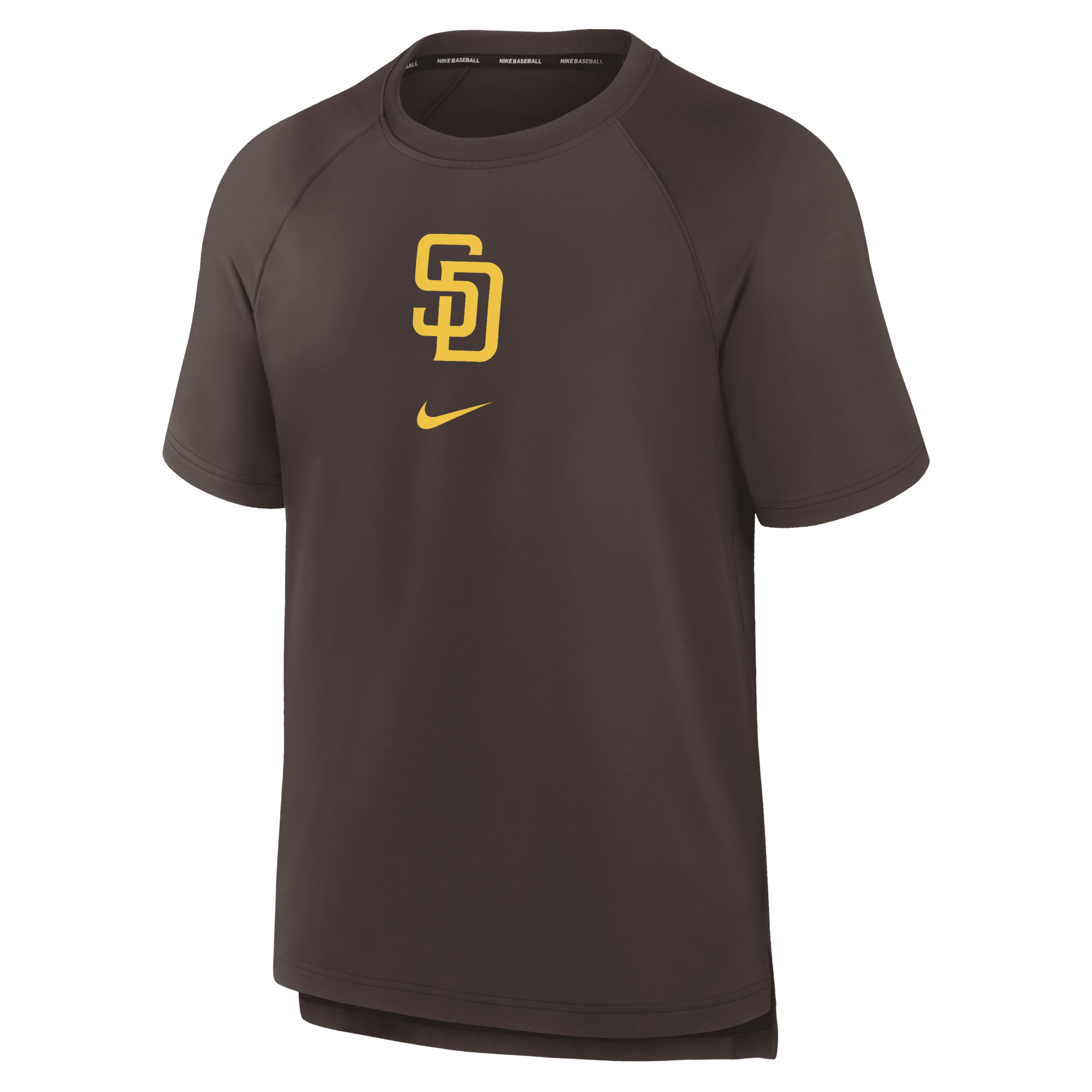 Nike San Diego Padres Authentic Collection Pregame  Men's Dri-fit Mlb T-shirt In Brown