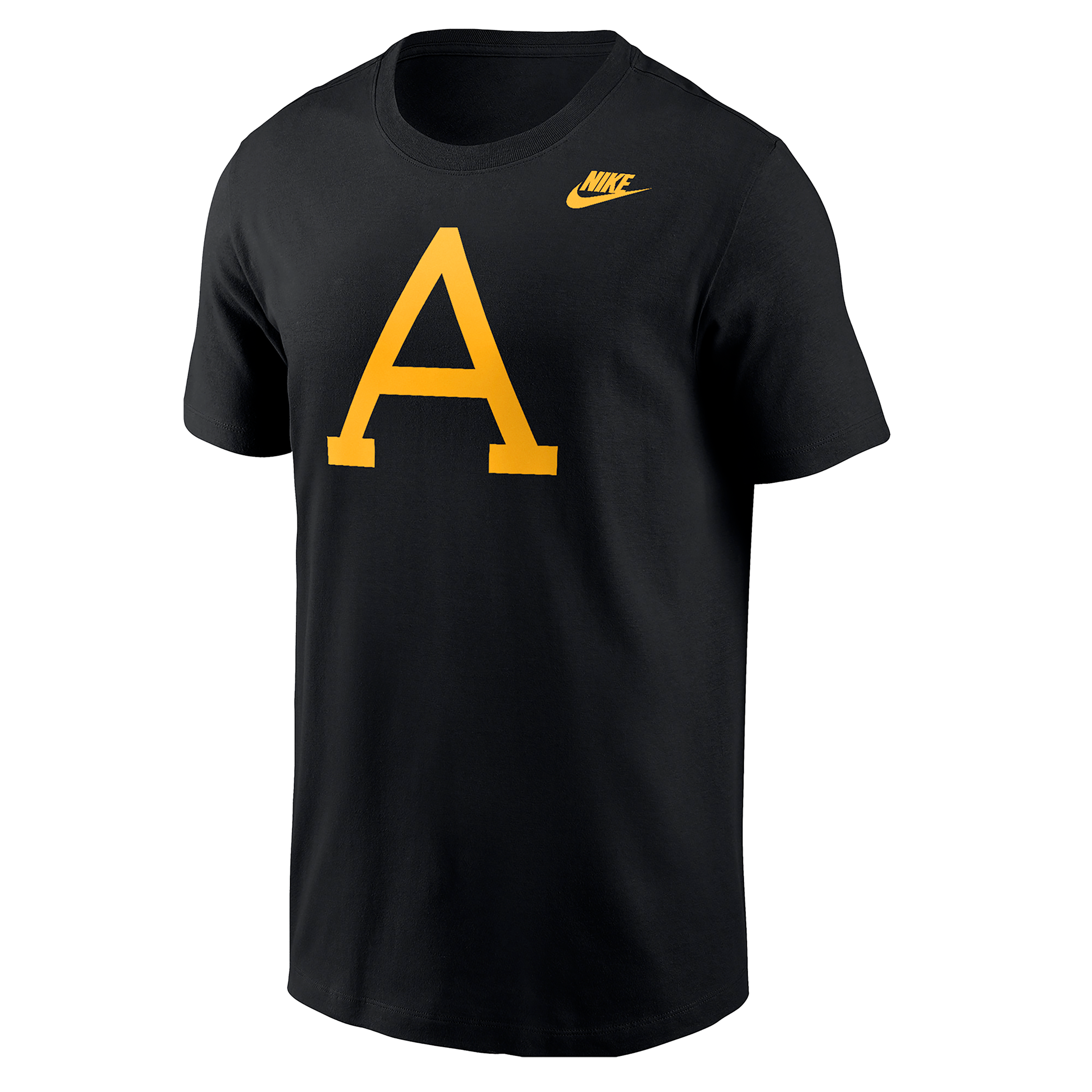 Nike Men's Black Army Black Knights A Logo West Point Classic Collection T-Shirt - Black