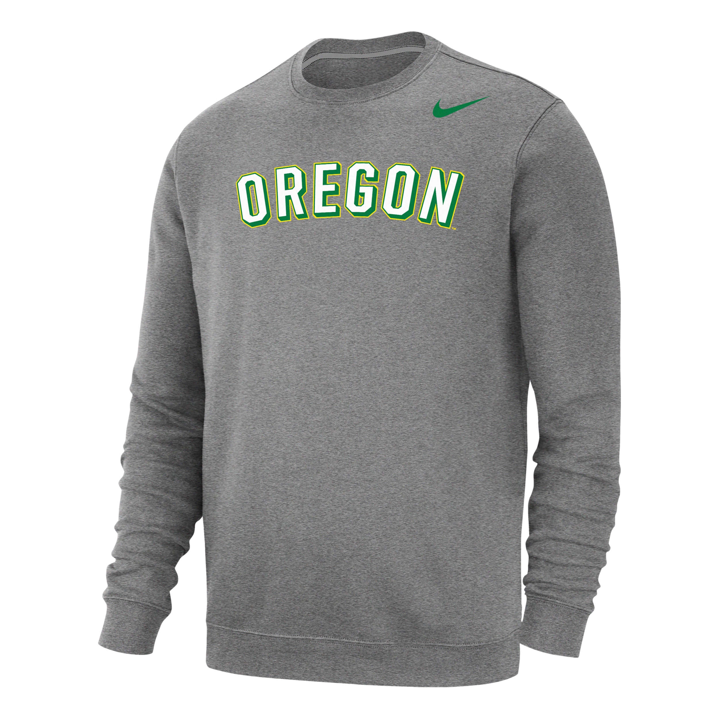 Nike Oregon Club Fleece  Men's College Sweatshirt In Grey