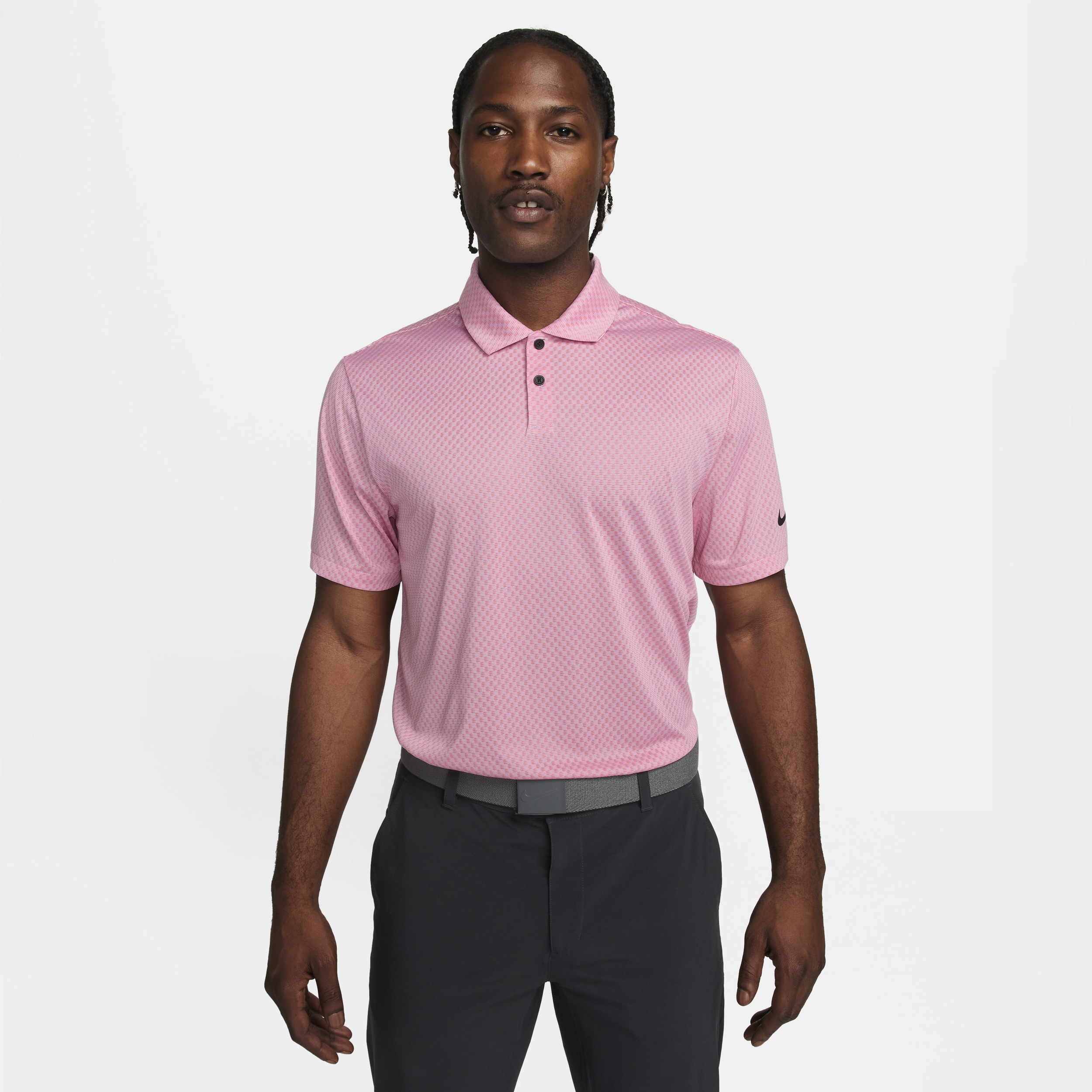 Shop Nike Men's Tour Dri-fit Golf Polo In Purple