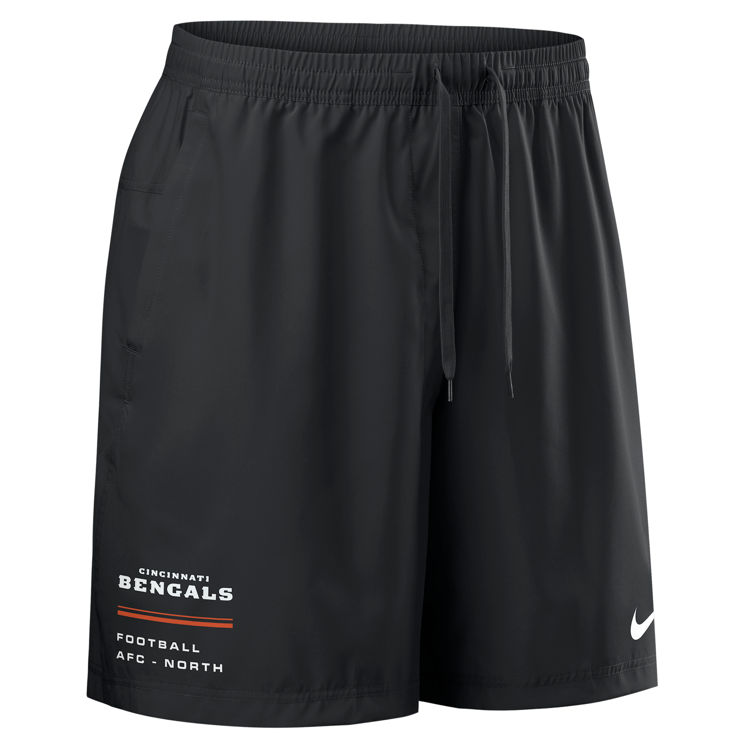Cincinnati Bengals Nike Men's NFL Woven Shorts in Black | 04PW00A9A-YSJ