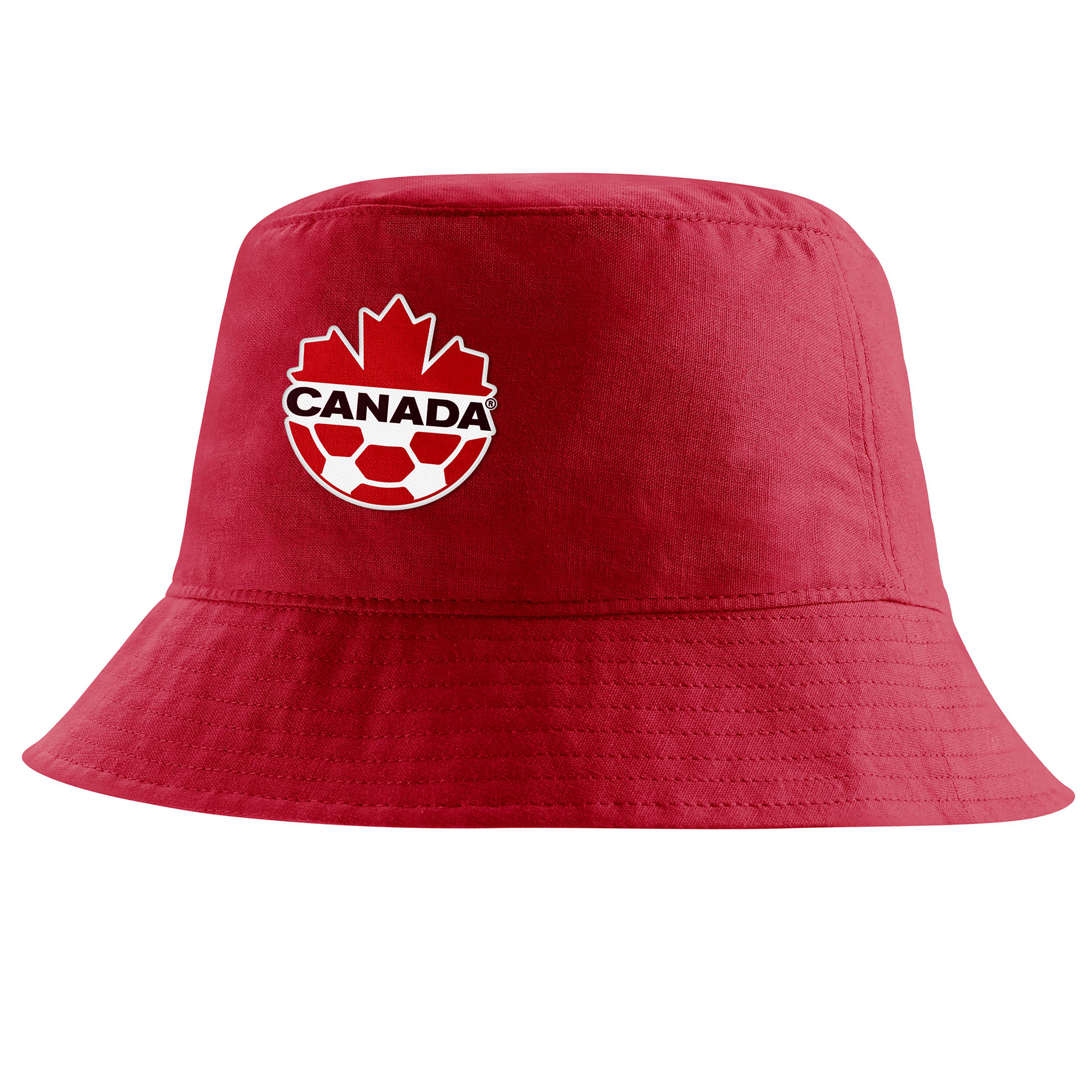 Shop Nike Unisex Canada Bucket Hat In Red