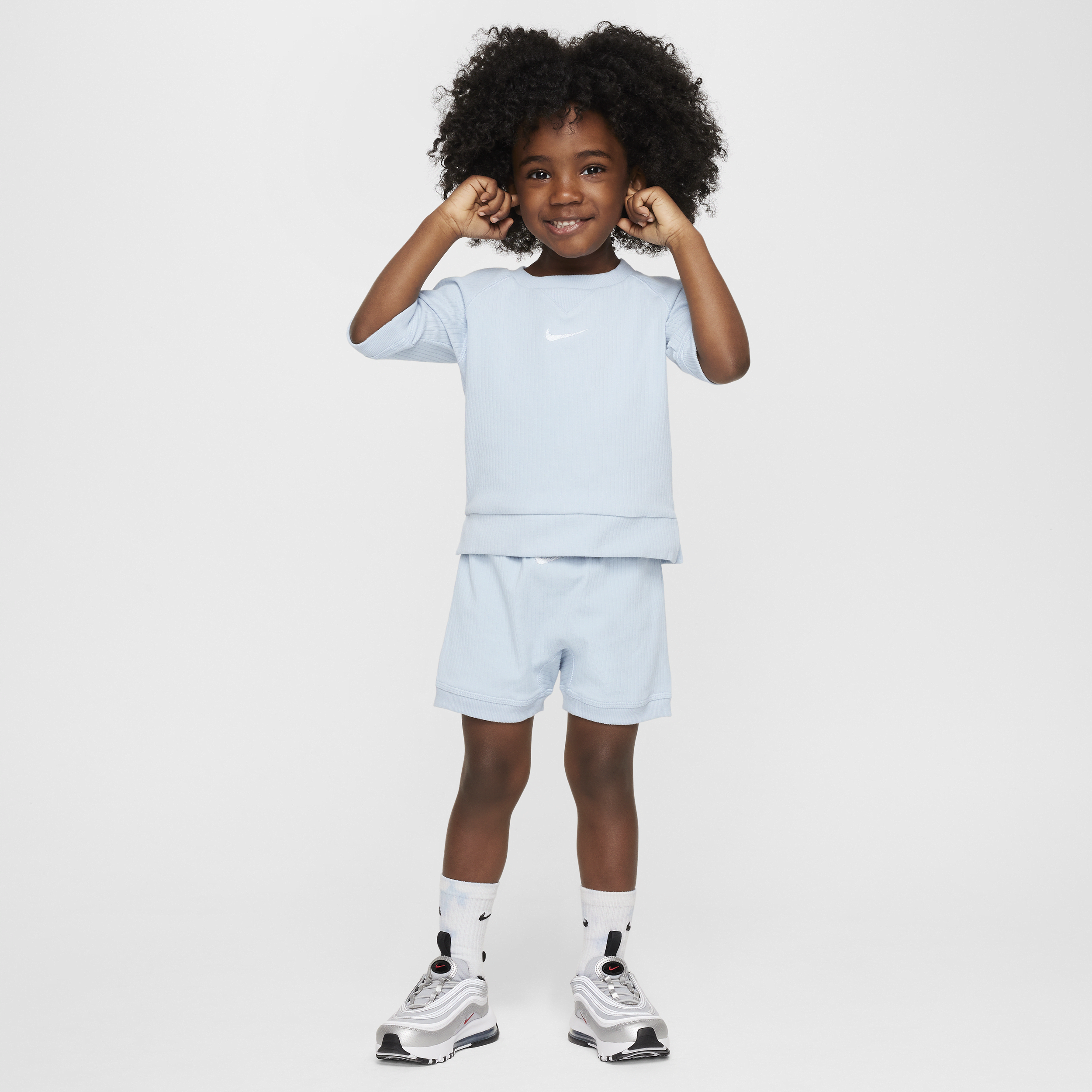 Nike Babies' Readyset Toddler Shorts Set In Blue