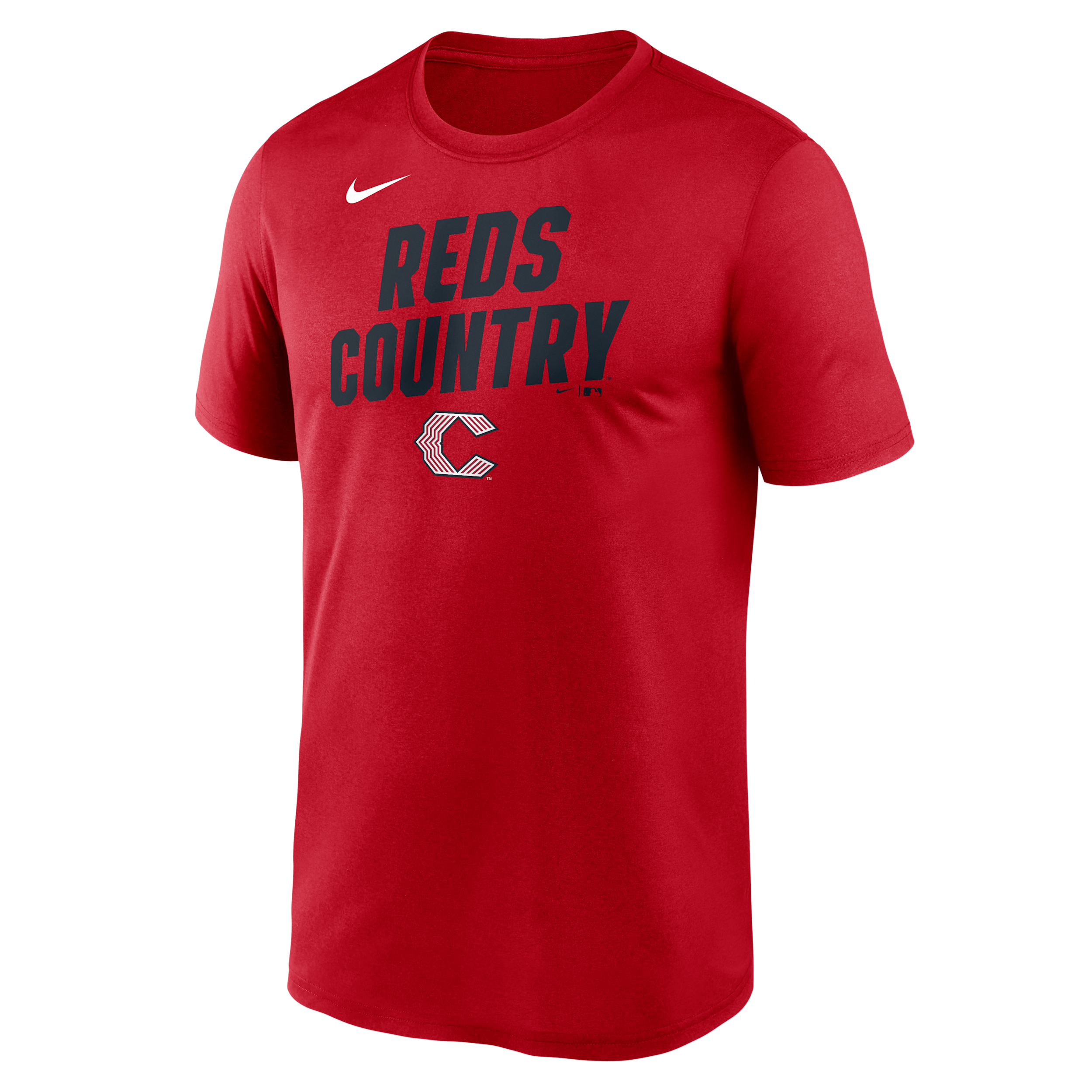 Cincinnati Reds City Connect Team Phrase Script Nike Men's Dri-FIT MLB T-Shirt in Red | NKGK62QRED-TG9