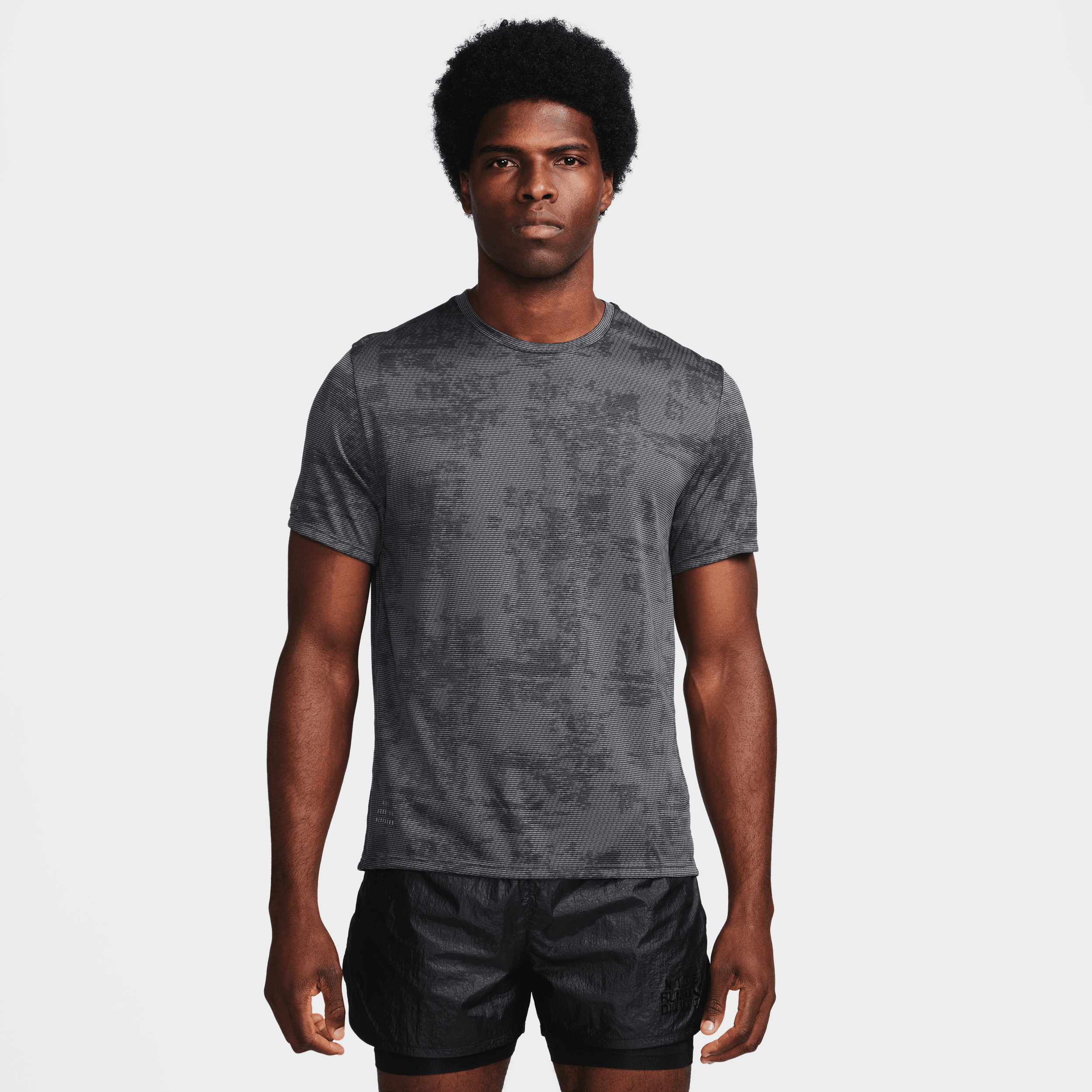 Shop Nike Men's Running Division Dri-fit Adv Short-sleeve Running Top In Grey