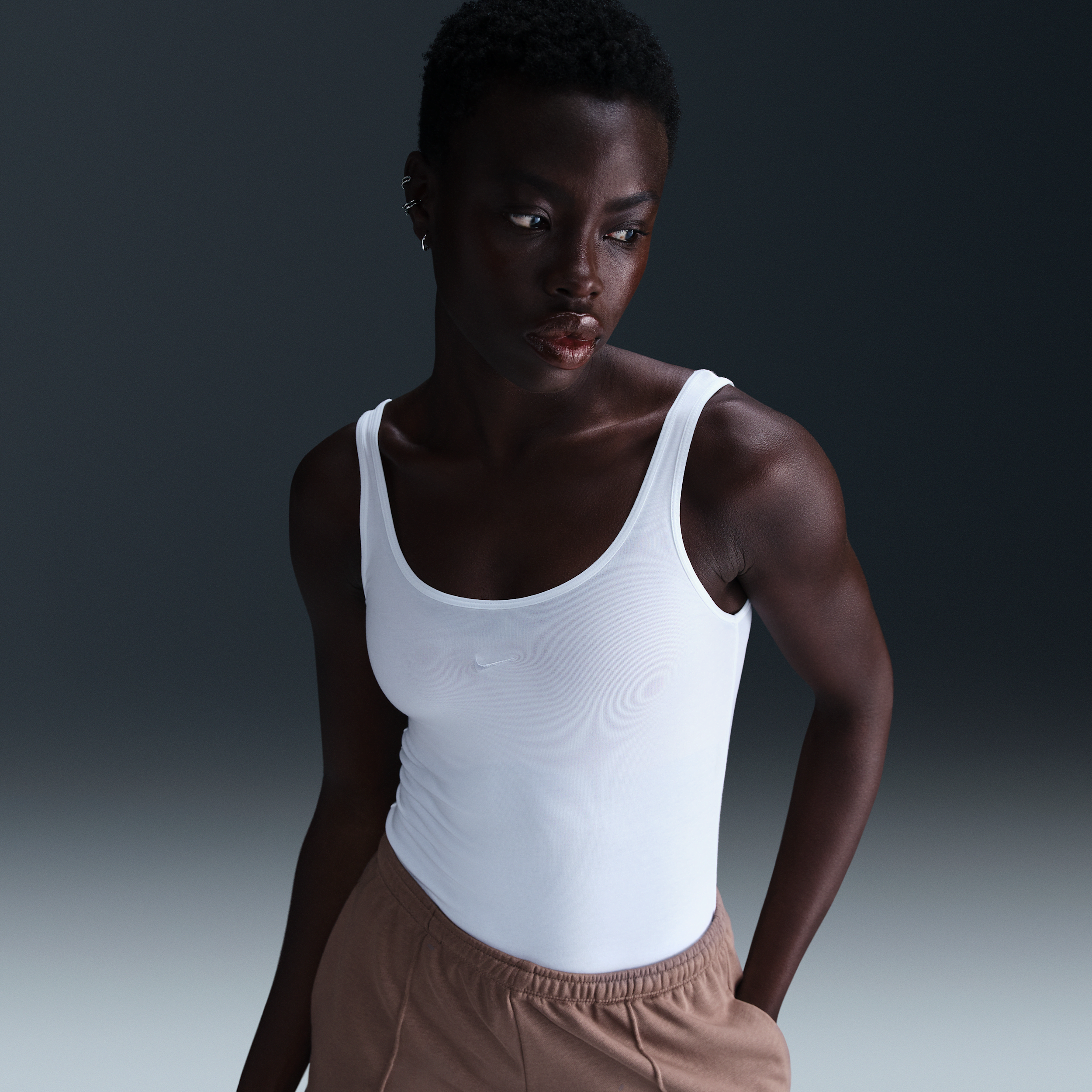Shop Nike Women's Sportswear Chill Knit Tank Top