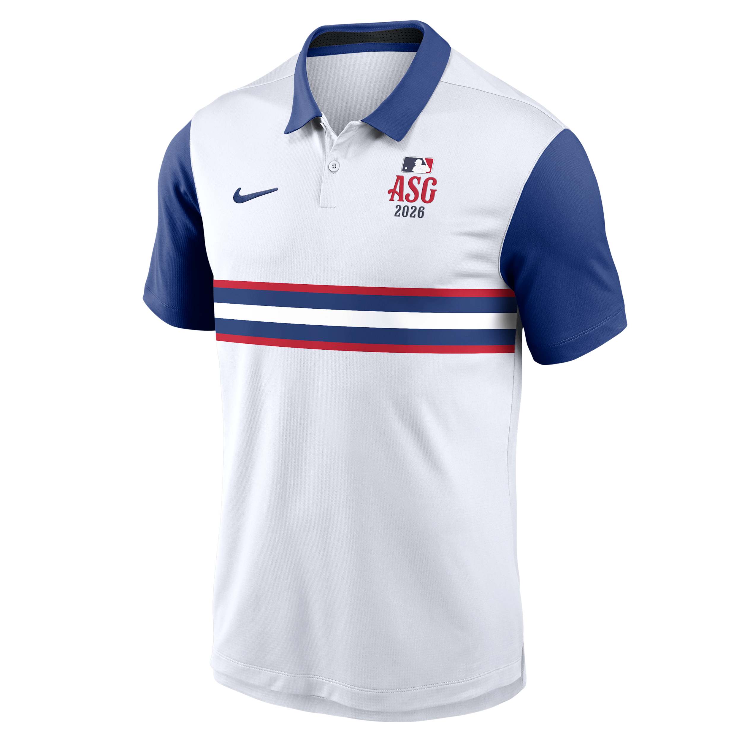 Nike Men's White/Royal 2026 Mlb All-Star Game Authentic Collection Vapor Dri-fit Polo Shirt - White, Royal