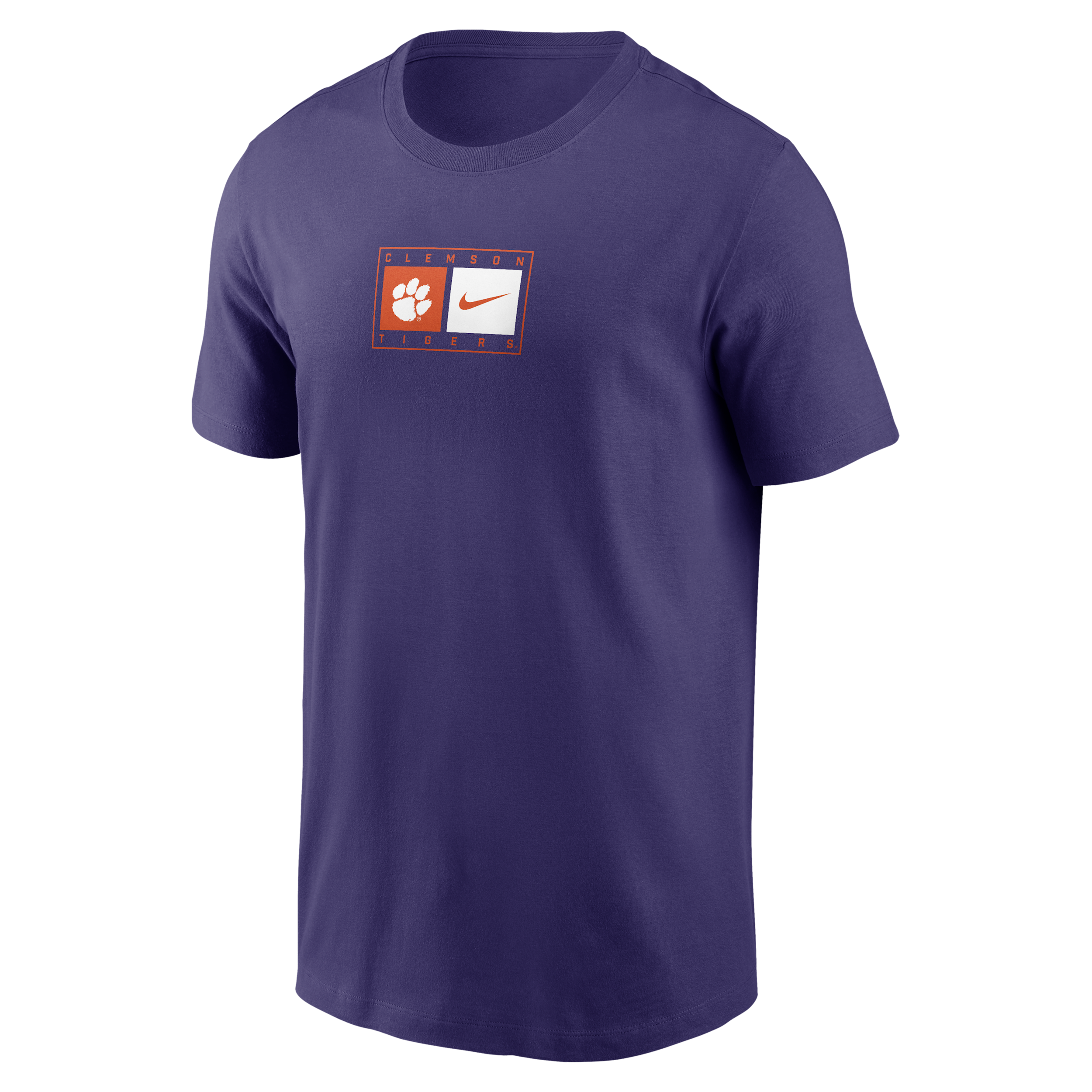 Nike Clemson Campus Logo Swoosh  Men's College T-shirt In Purple