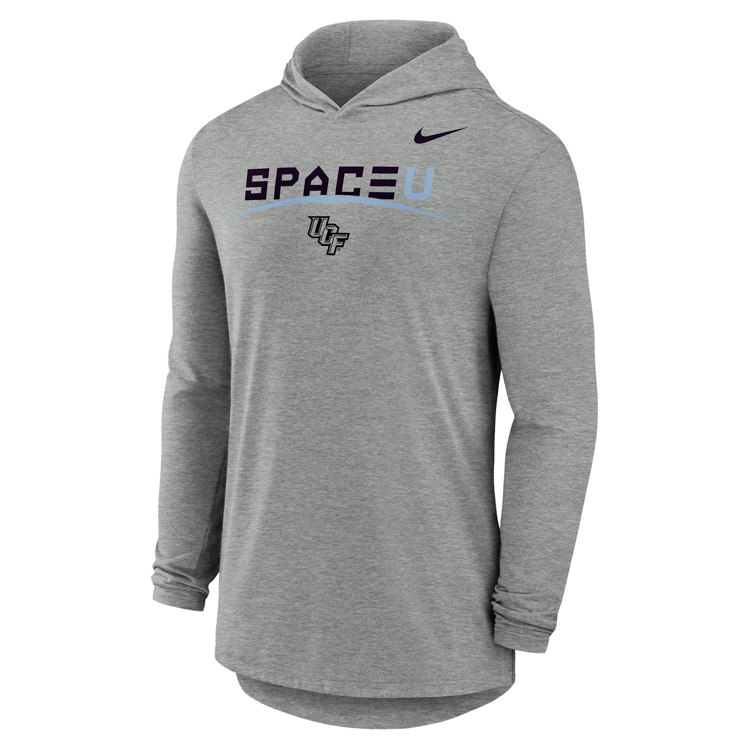 UCF Space Game Nike Men's Dri-FIT College Long-Sleeve T-Shirt in Grey | M12173P451UCFL-DGH