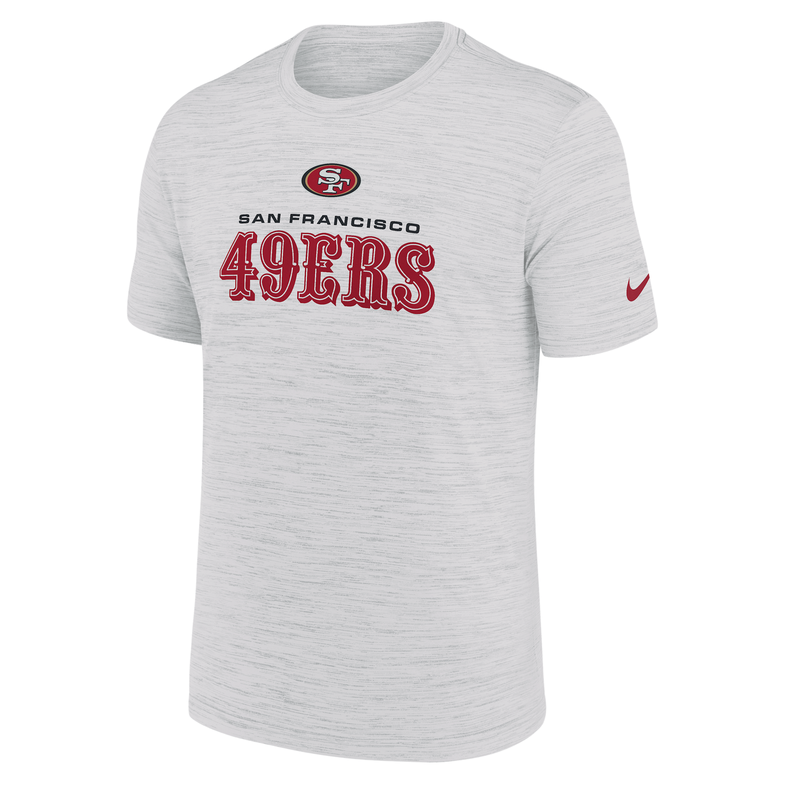 San Francisco 49ers Velocity Nike Men's Dri-FIT NFL T-Shirt in White | NKPQ10A9B-X3B