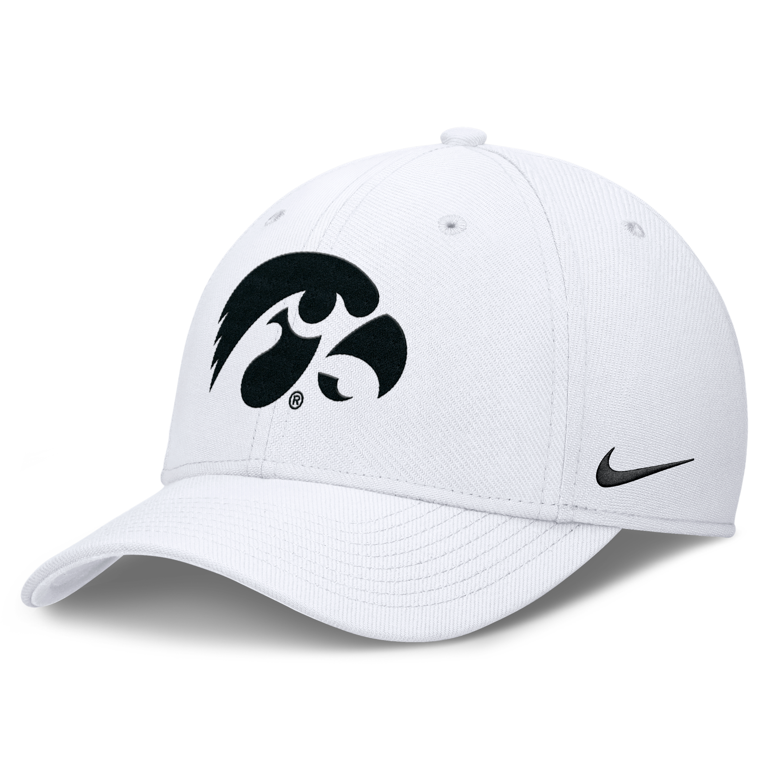 Iowa Classic Nike Men's Dri-FIT College Hat in White | NC0310AIA-RY6