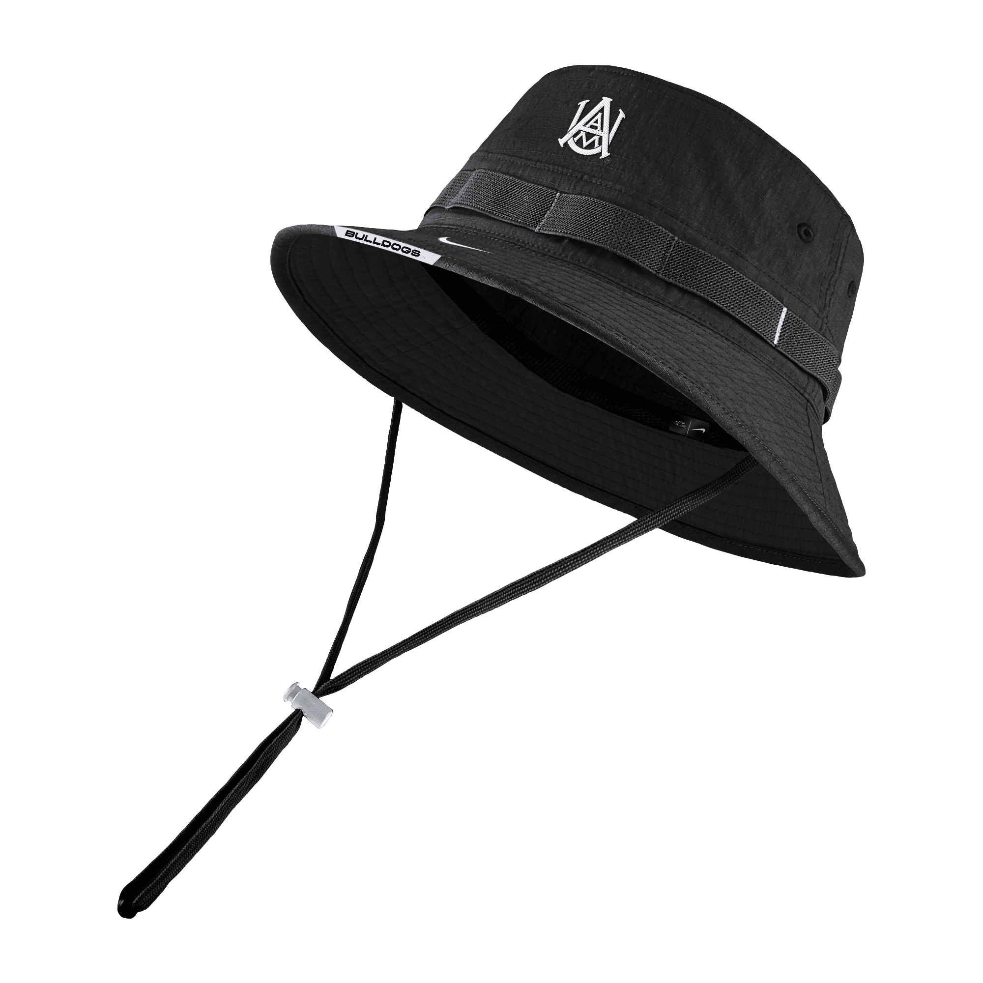 Nike Alabama A&m  Unisex College Boonie Bucket Hat In Black