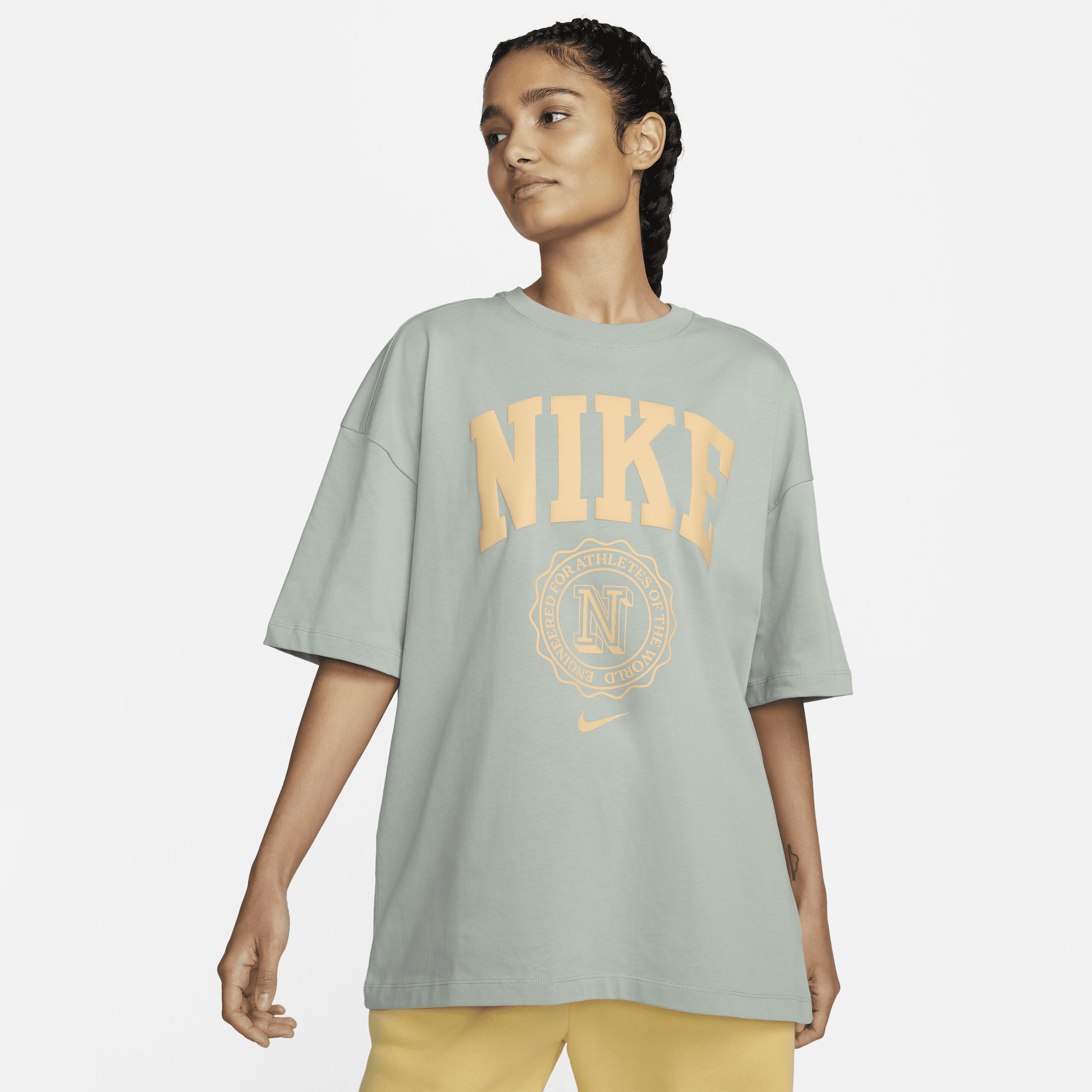 Nike Women's  Sportswear Essentials T-shirt In Grey