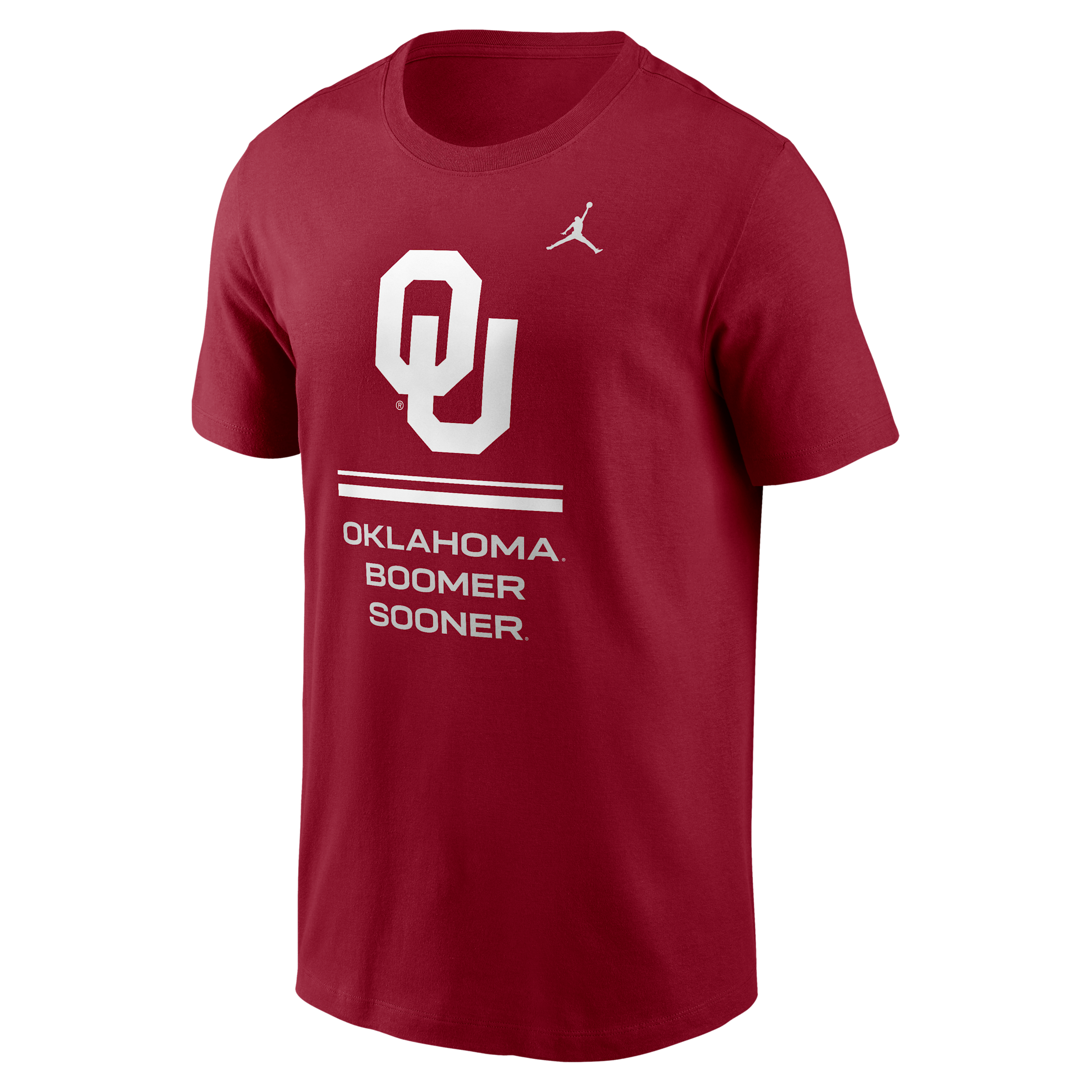 Men's Oklahoma Sideline Jordan Brand Dri-FIT College T-Shirt in Red | 0JET69WOKN-ZK0