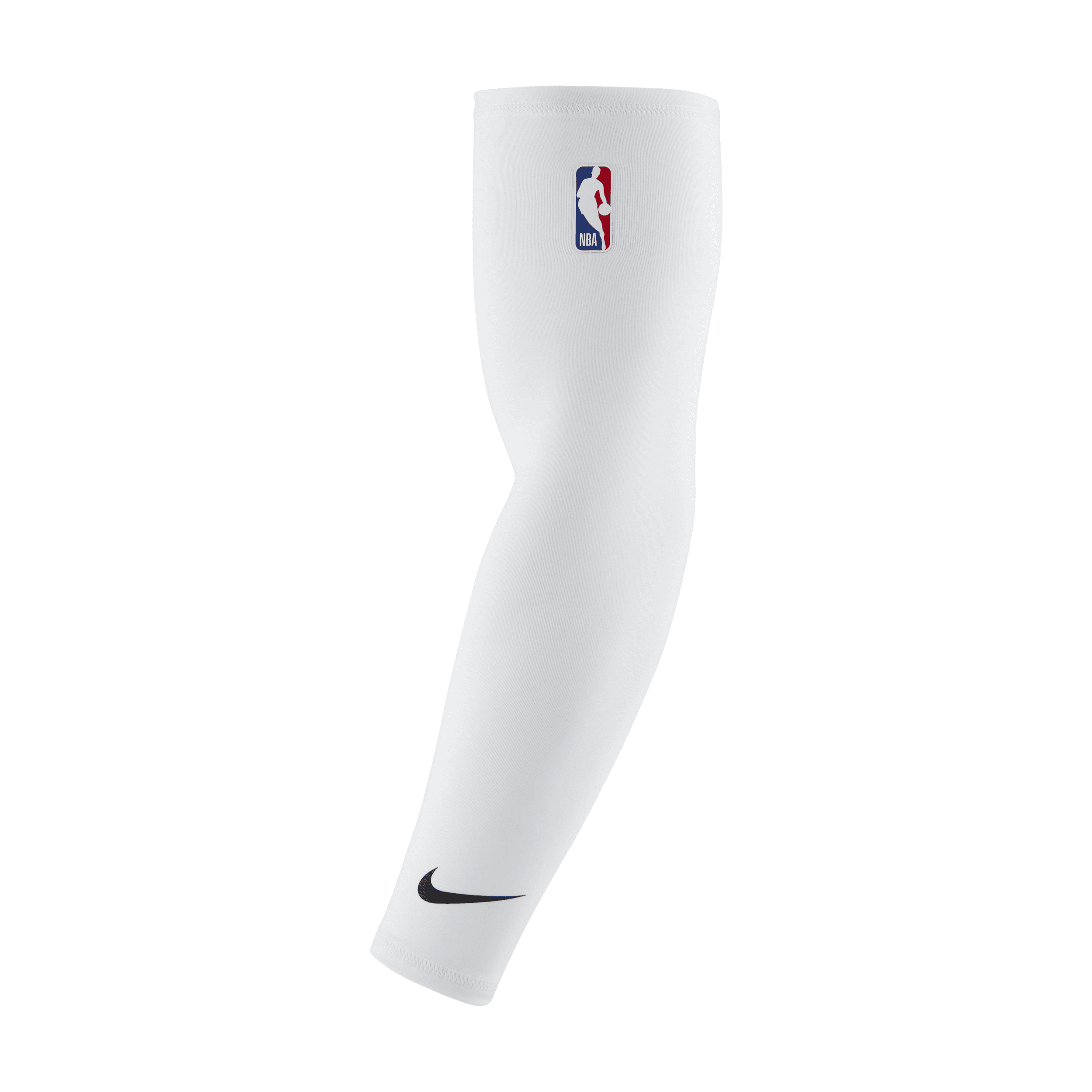 Nike NBA Shooter Sleeve 2.0, Men's, Small/Medium, White/Black