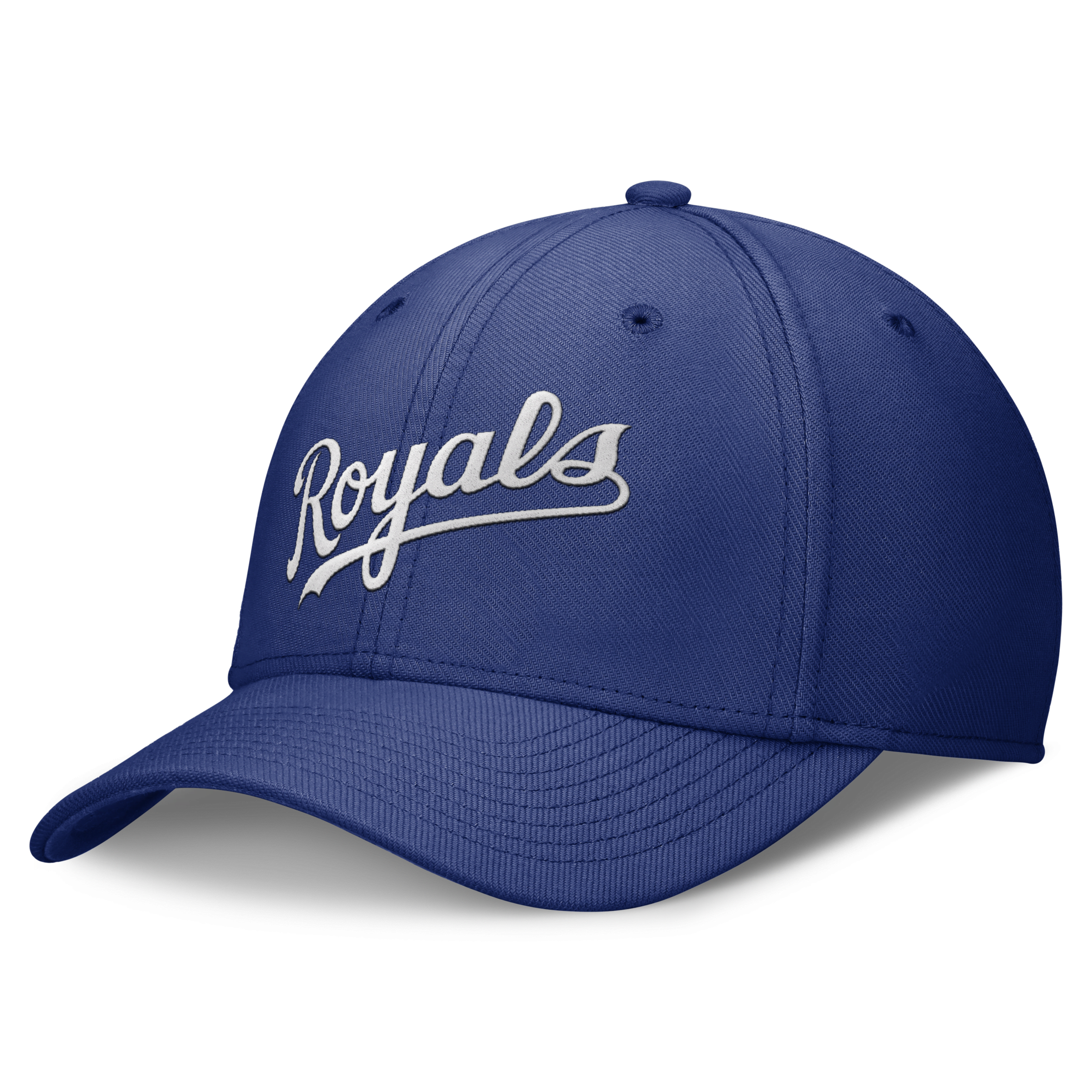 Nike Kansas City Royals Evergreen Swoosh  Men's Dri-fit Mlb Hat In Blue