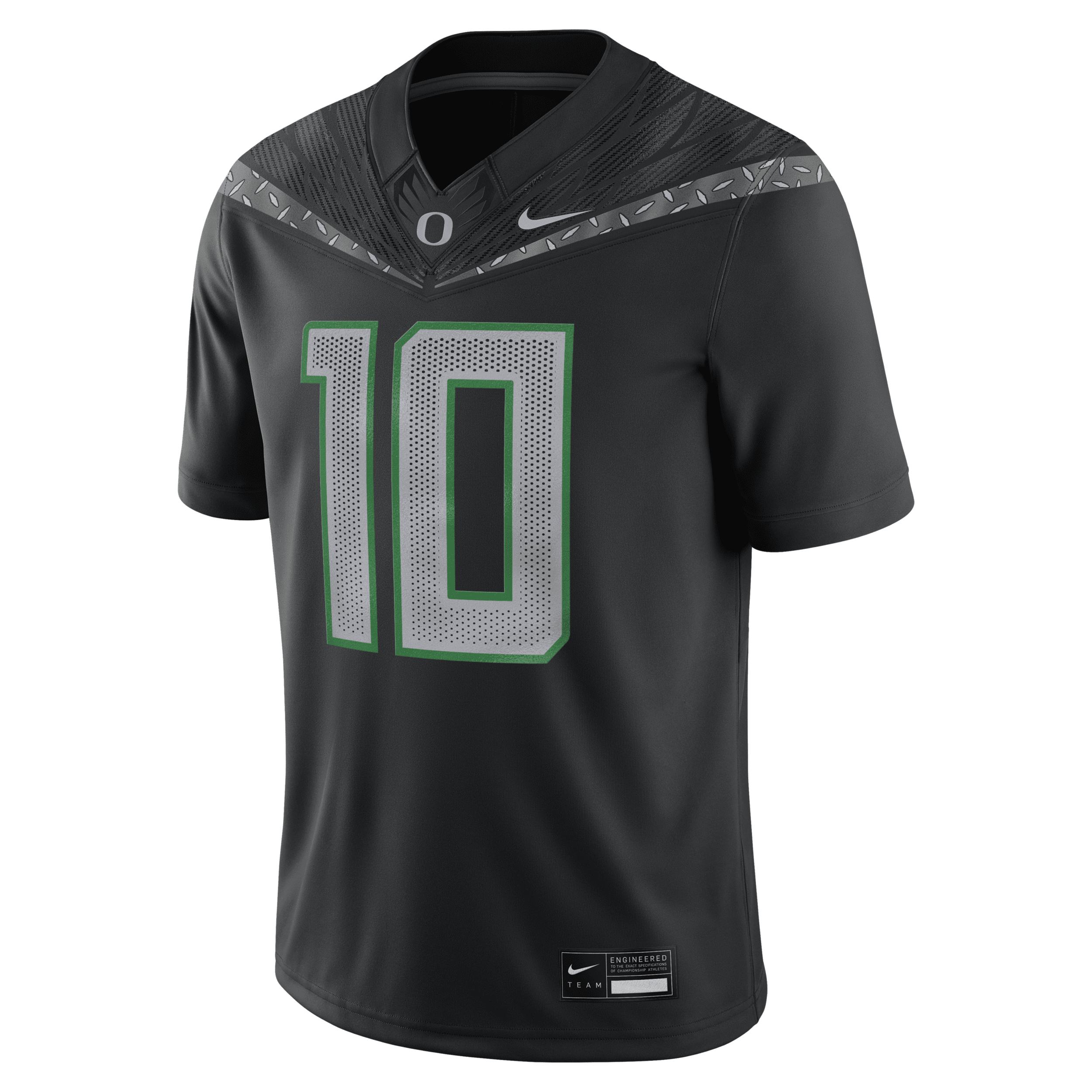 Justin Herbert Oregon Ducks Menâs Nike Men's Dri-FIT College Game Jersey in Black | NC2F08WDCPE-Z0N
