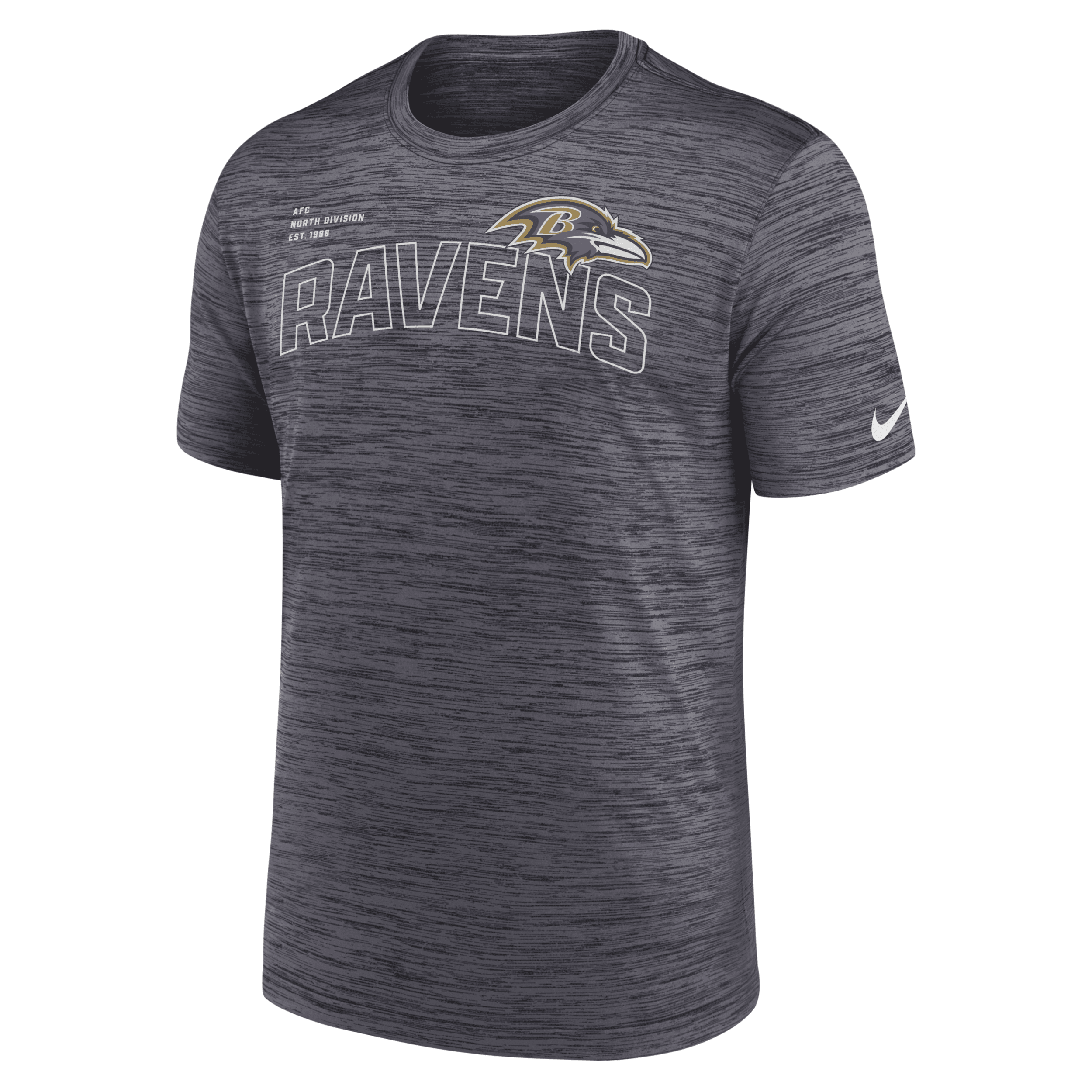 Shop Nike Baltimore Ravens Velocity Arch  Men's Nfl T-shirt In Black