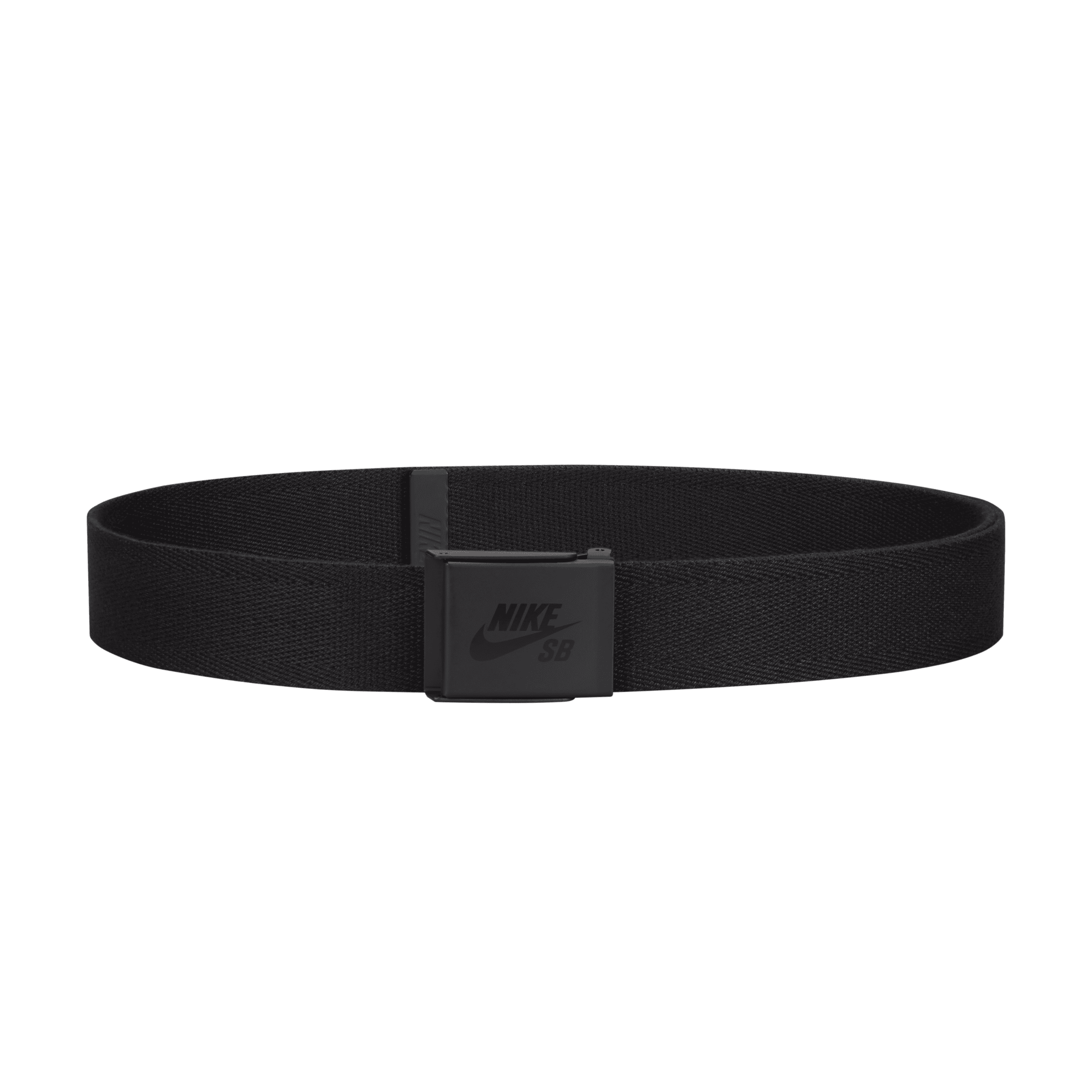 Nike Men's  Sb Solid Single Web Belt In Black