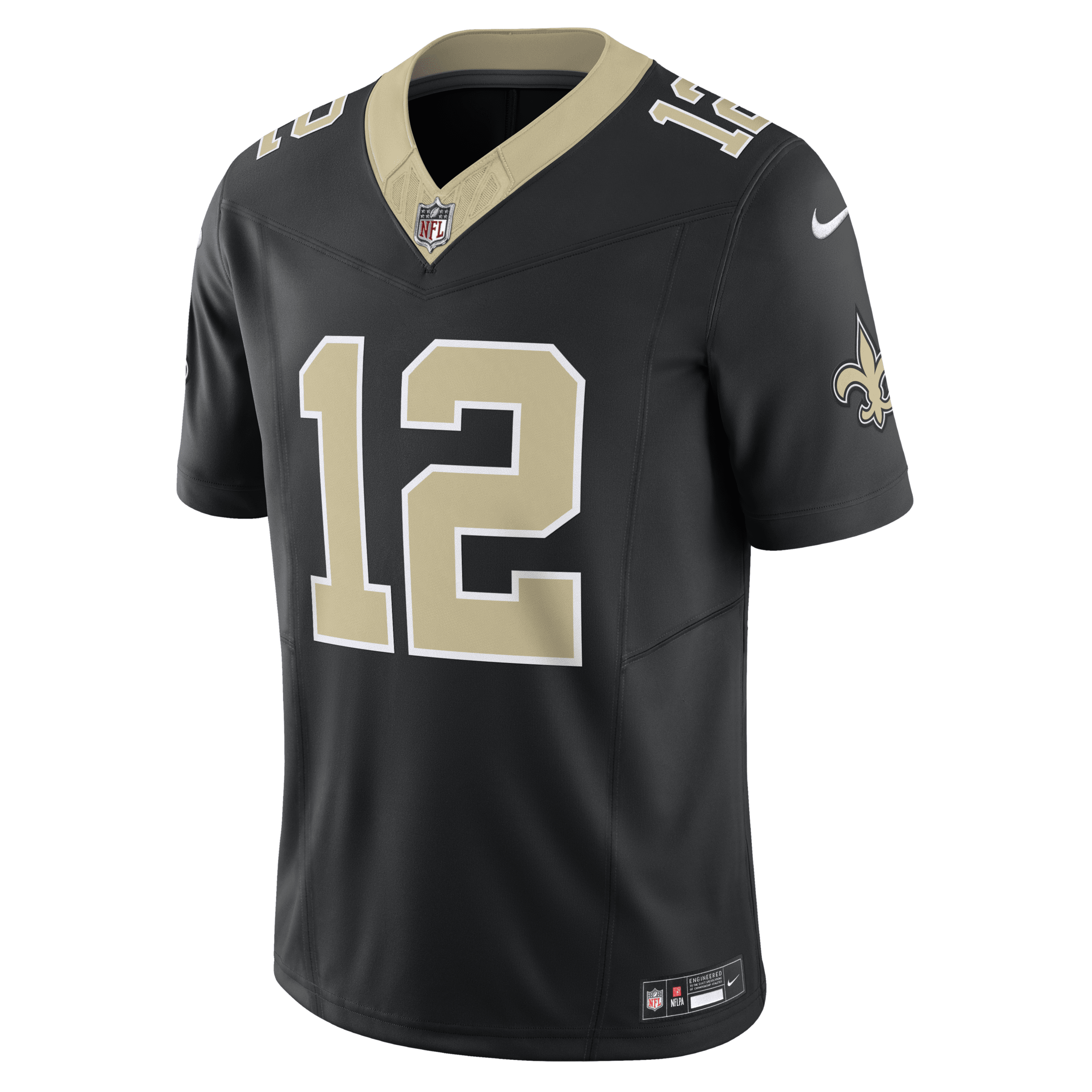 Chris Olave New Orleans Saints Nike Men’s Dri-FIT NFL Limited Football Jersey in Black, Size: 2XL | 31NMNSLH7WF-2Y0