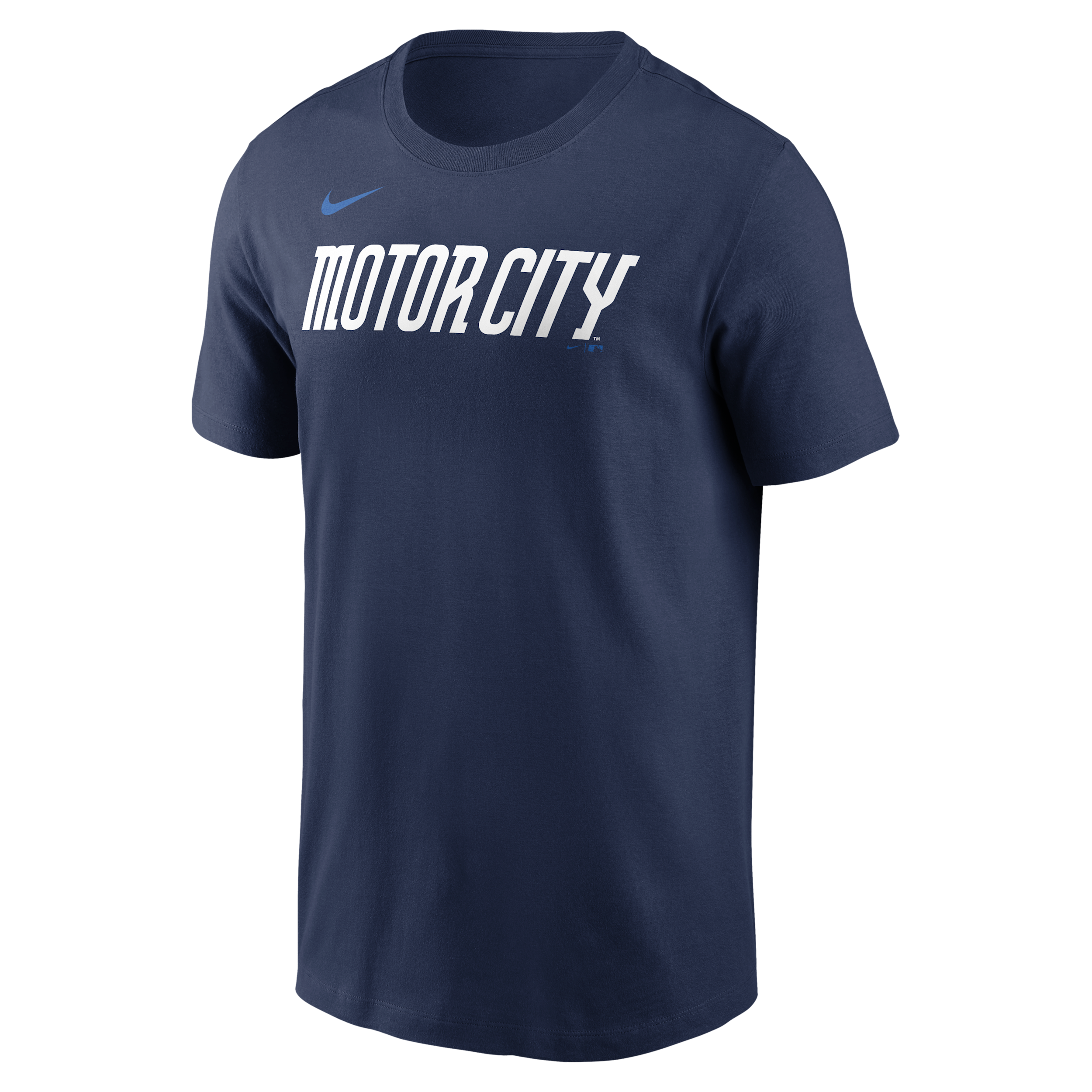 Detroit Tigers City Connect Large Logo Nike Men's MLB T-Shirt in Blue | N19944BDG-PPS