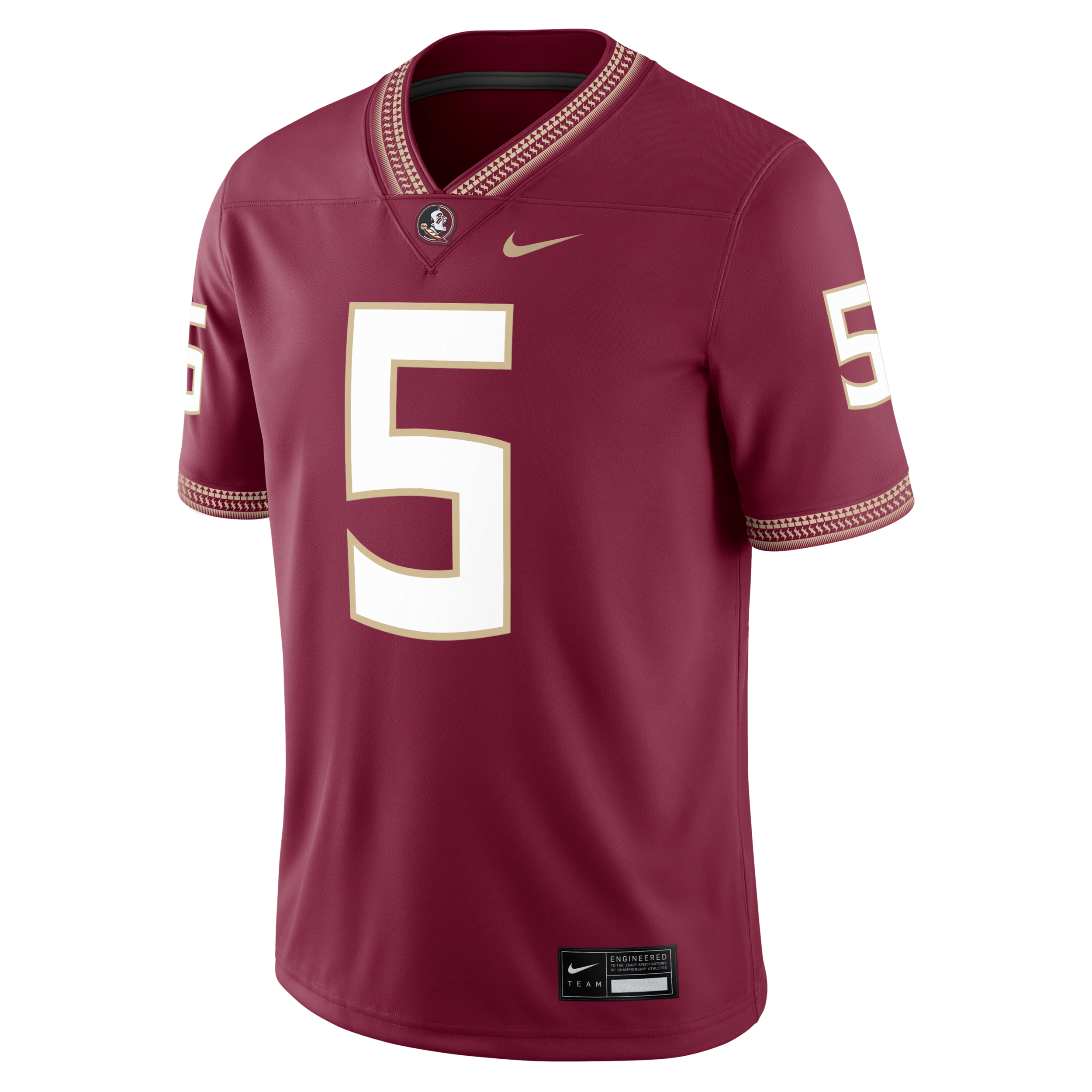 Jameis Winston Florida State Seminoles Menâs Nike Men's Dri-FIT College Game Jersey in Red | NC2F08A8CP5-L12