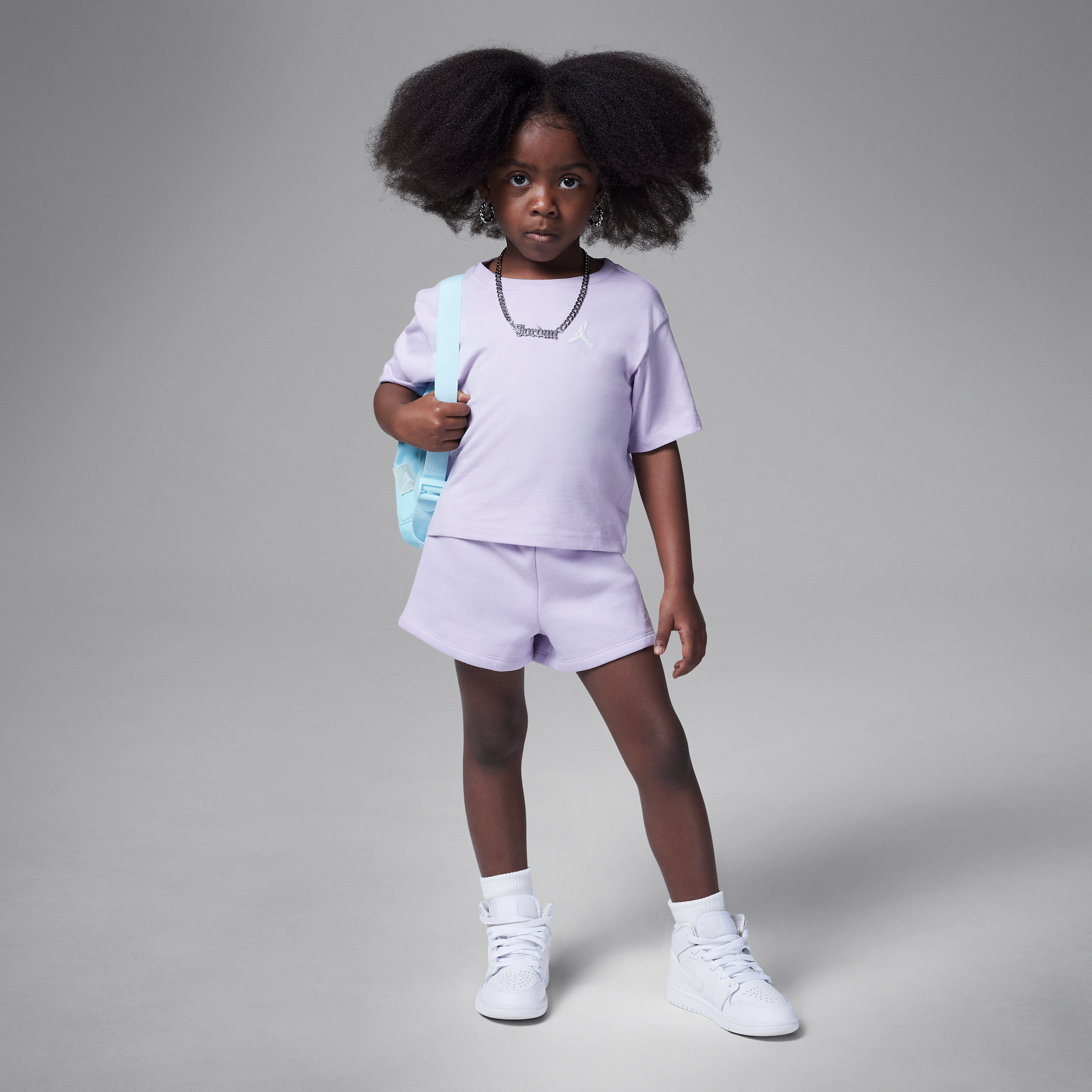 Shop Jordan Brooklyn Essentials Toddler 2-piece Fleece Shorts Set In Pink