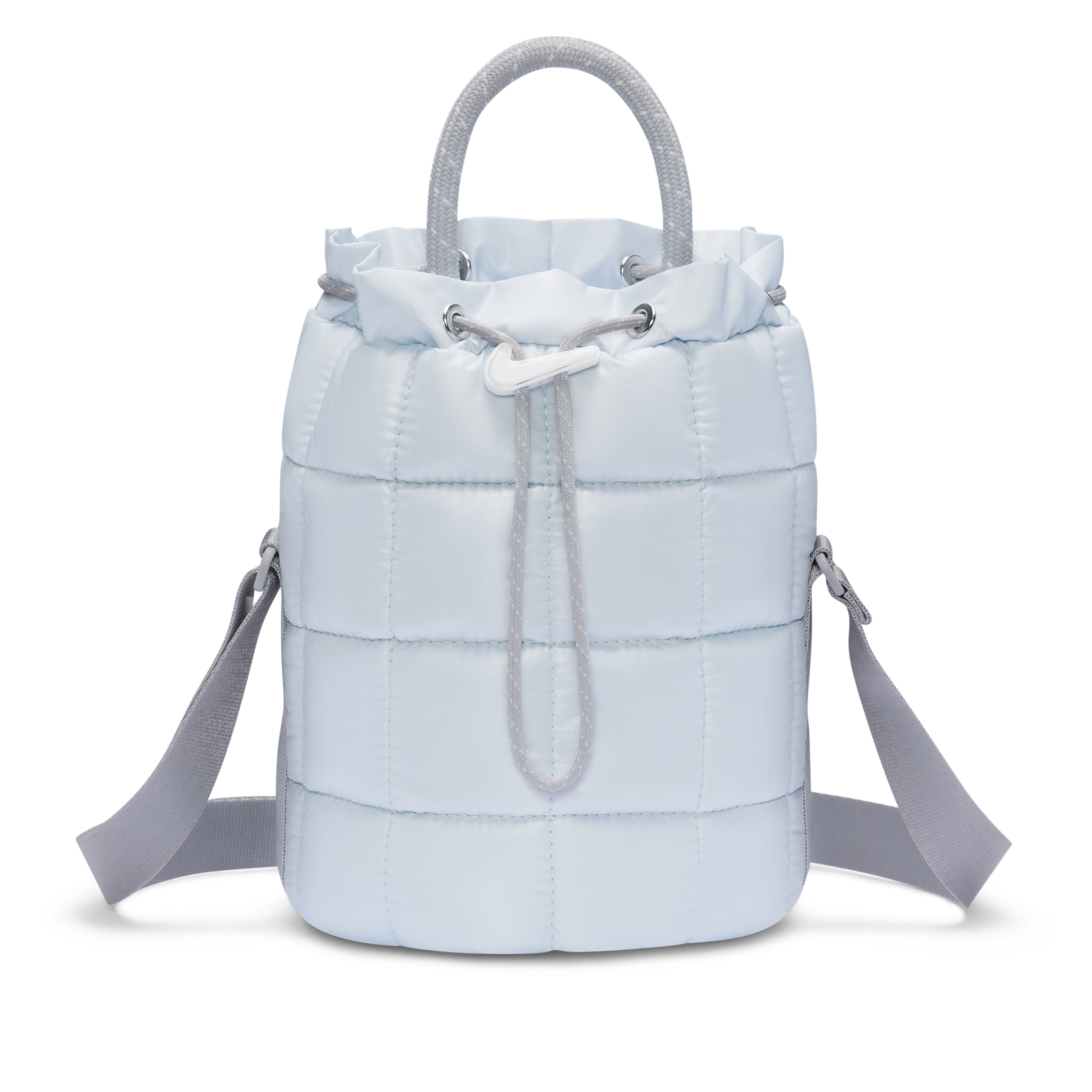 Nike Sportswear Puffle Tiny Tote (3l) In Gray