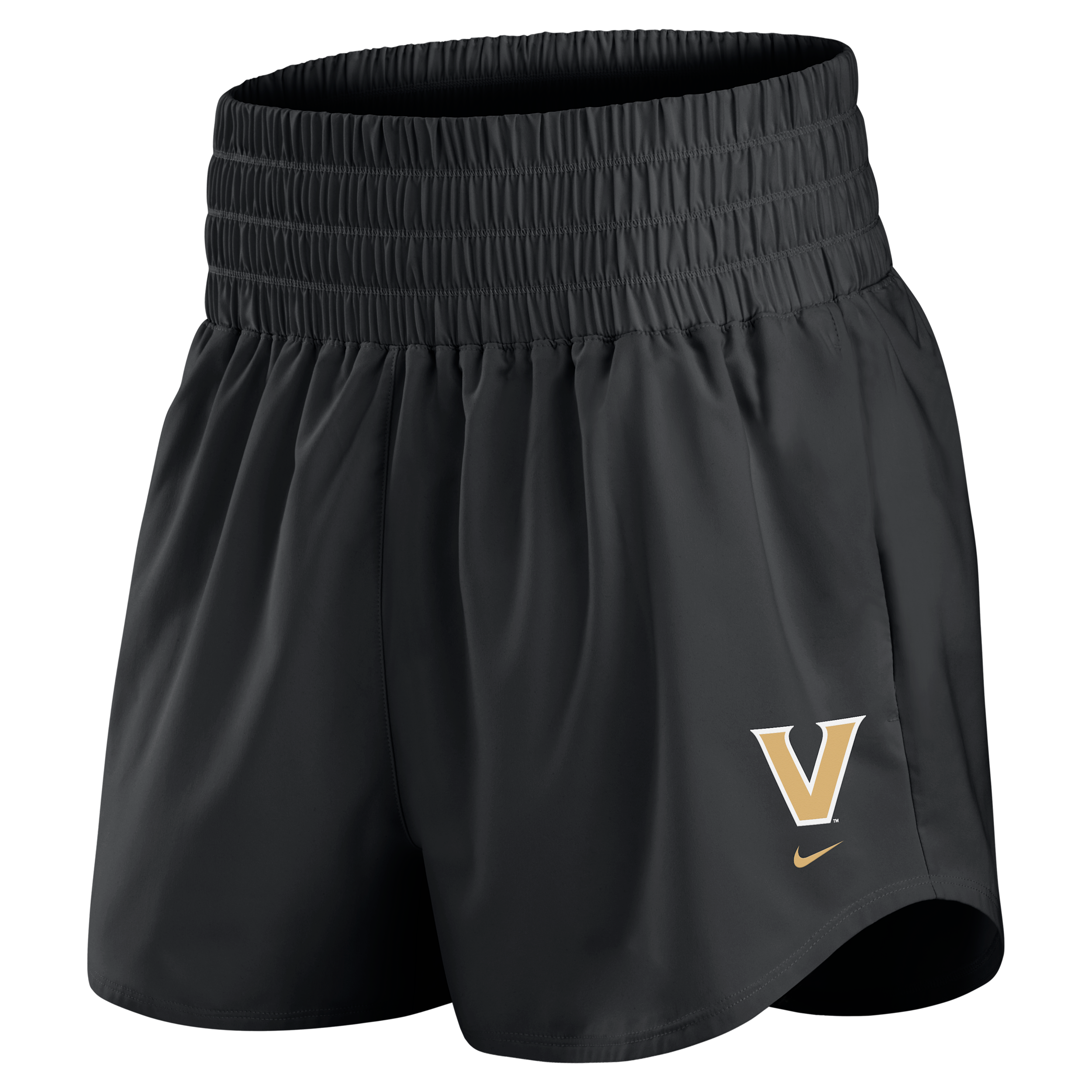Vanderbilt Primary Logo One Nike Women's Dri-FIT College Shorts in Black | IM0116-010