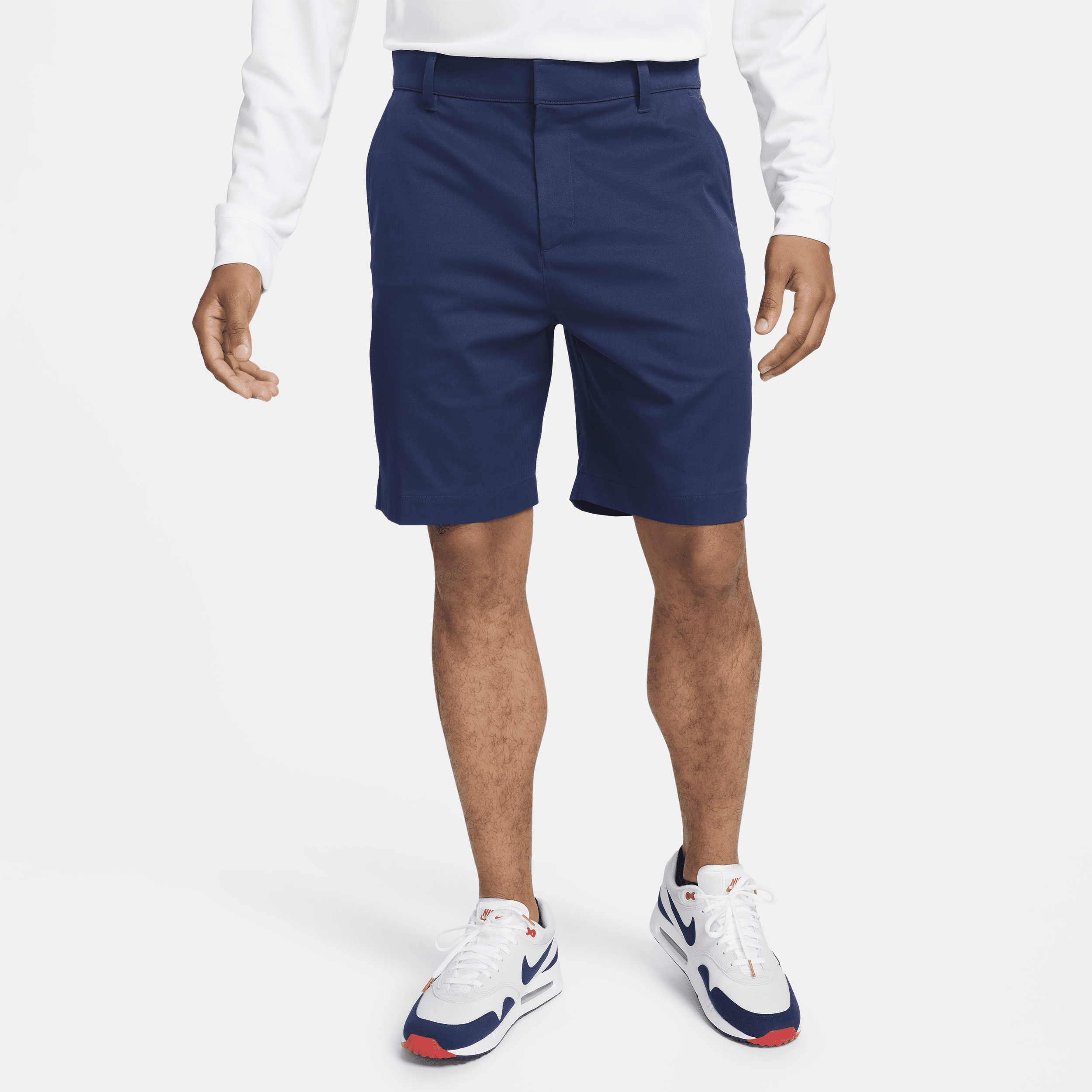 Shop Nike Men's Tour 8" Chino Golf Shorts In Blue