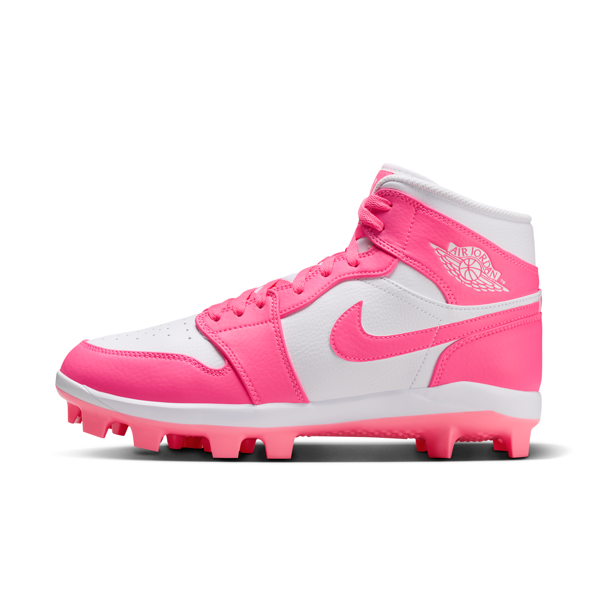 Men's Jordan 1 Retro MCS Baseball Cleats in White | AV5354-103