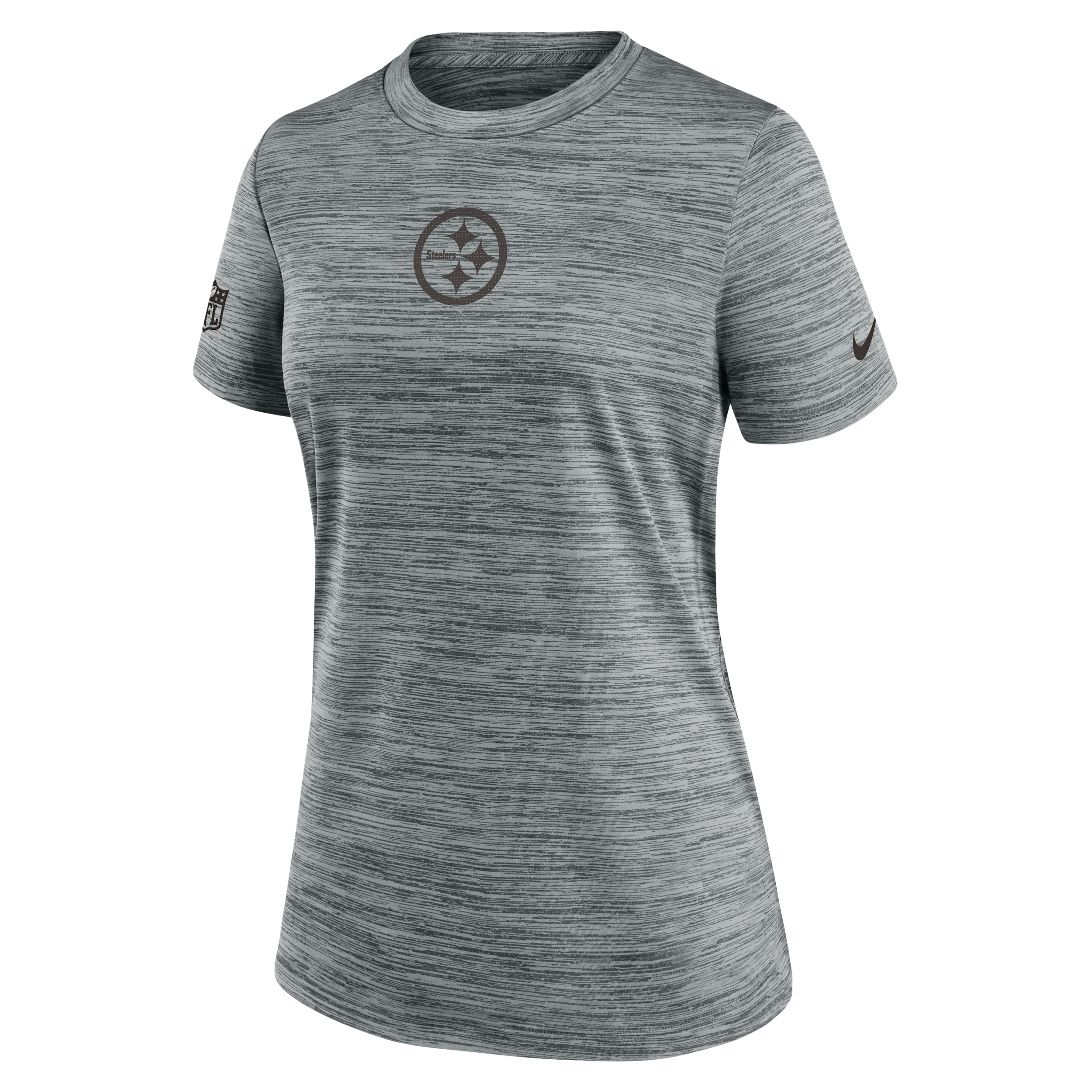 Nike Pittsburgh Steelers Sideline Team Issue Velocity Women's Dri-fit Nfl T-shirt