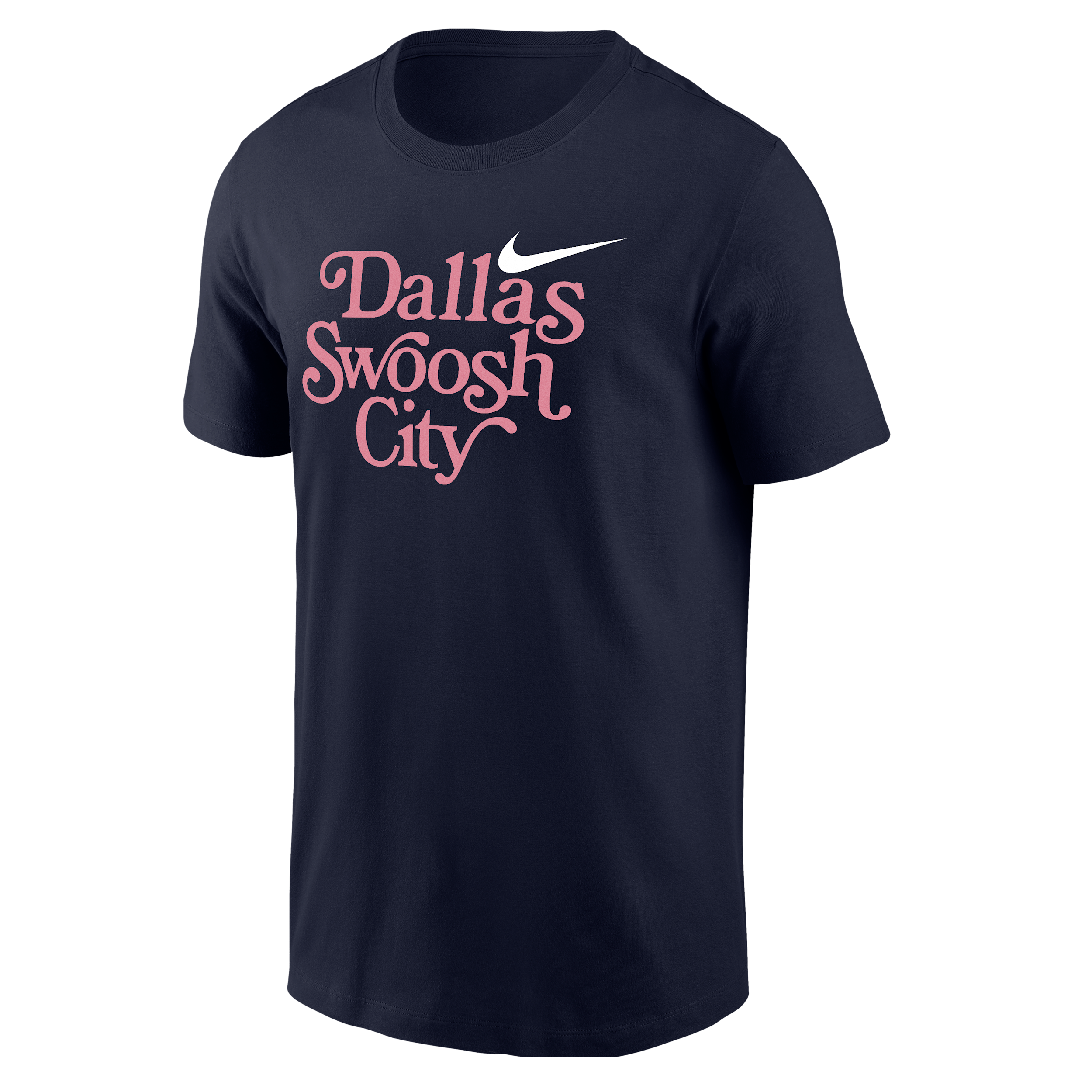 Nike Men's Swoosh Cities Dallas Short-Sleeve T-Shirt in Blue | M11332NKDT25-NVY