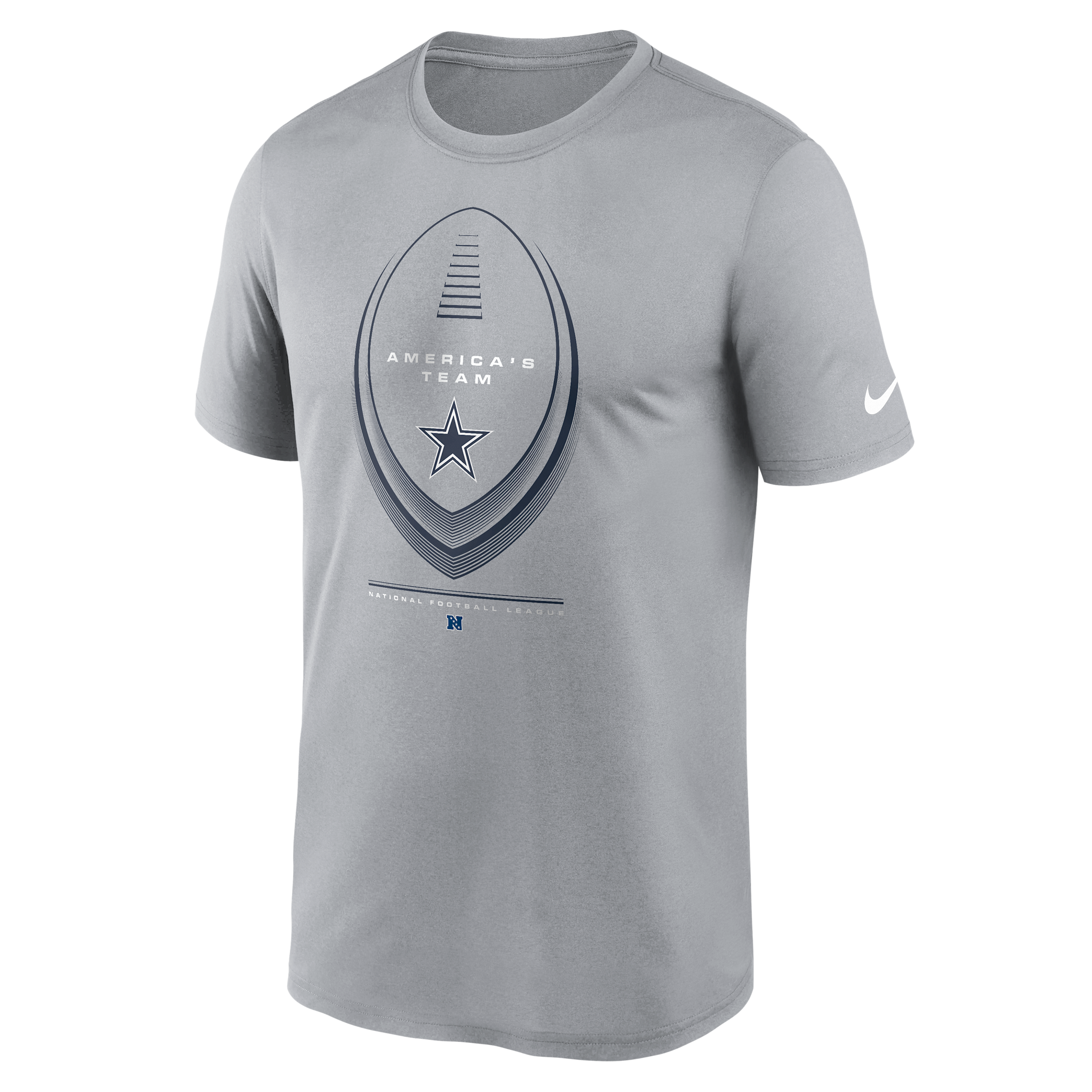 Dallas Cowboys Legend Icon Nike Men's Dri-FIT NFL T-Shirt in Grey | NKGK01V7RD-NDB
