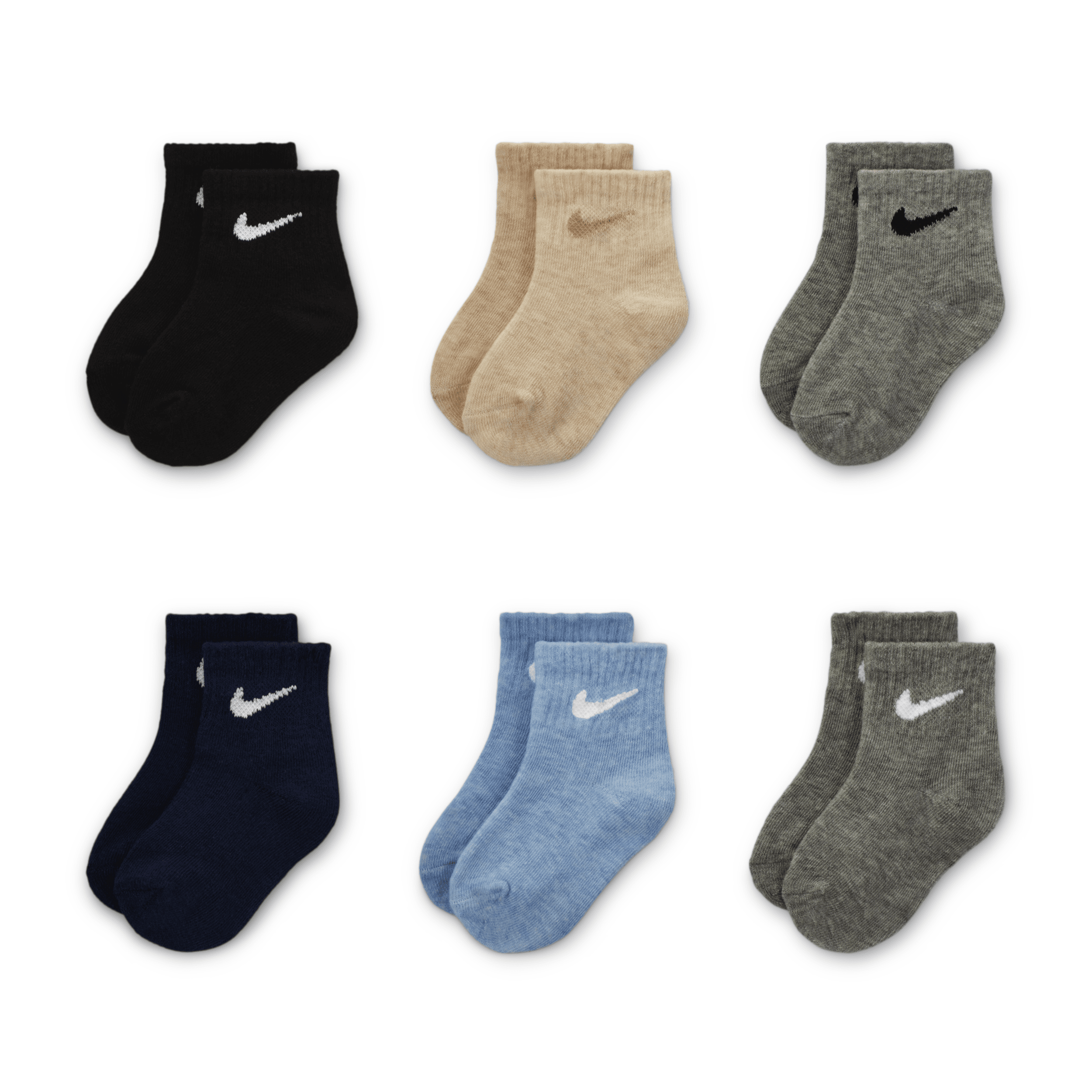 Shop Nike Baby (6-12m) Socks (6 Pairs) In White