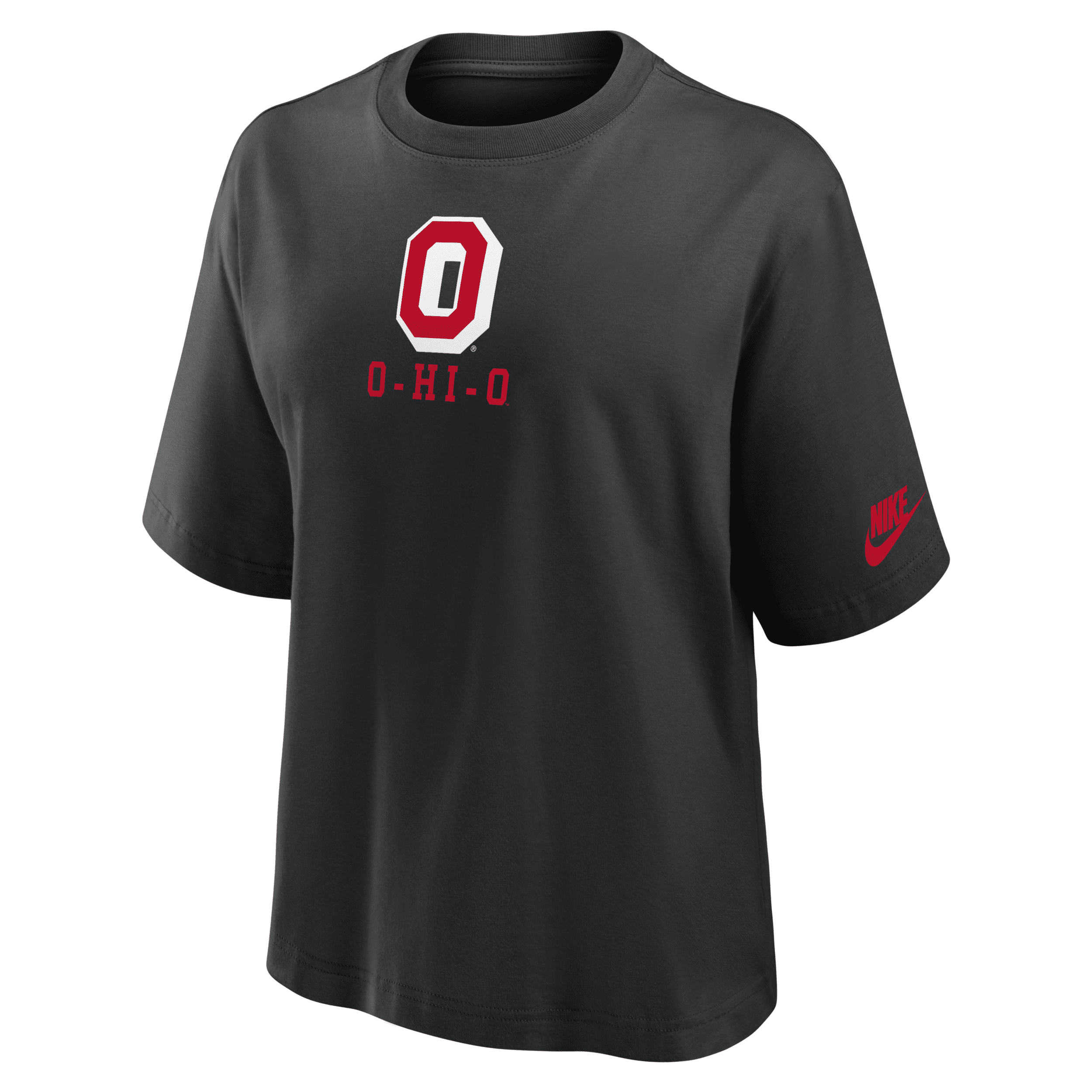 NIKE OHIO STATE BUCKEYES LEGACY ESTABLISHED BOXY WOMEN'S COLLEGE T-SHIRT 1015609978