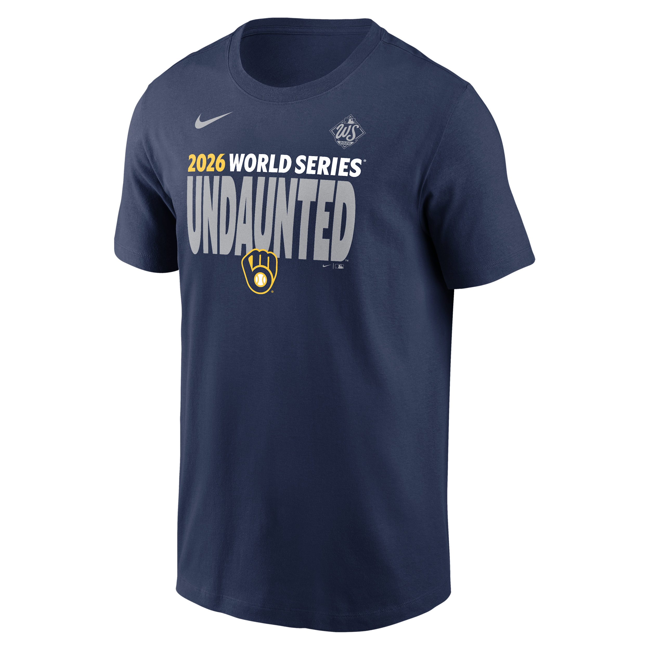 Milwaukee Brewers 2026 World Series Participant Nike Men's MLB T-Shirt in Blue | N19944BMZW-VG3